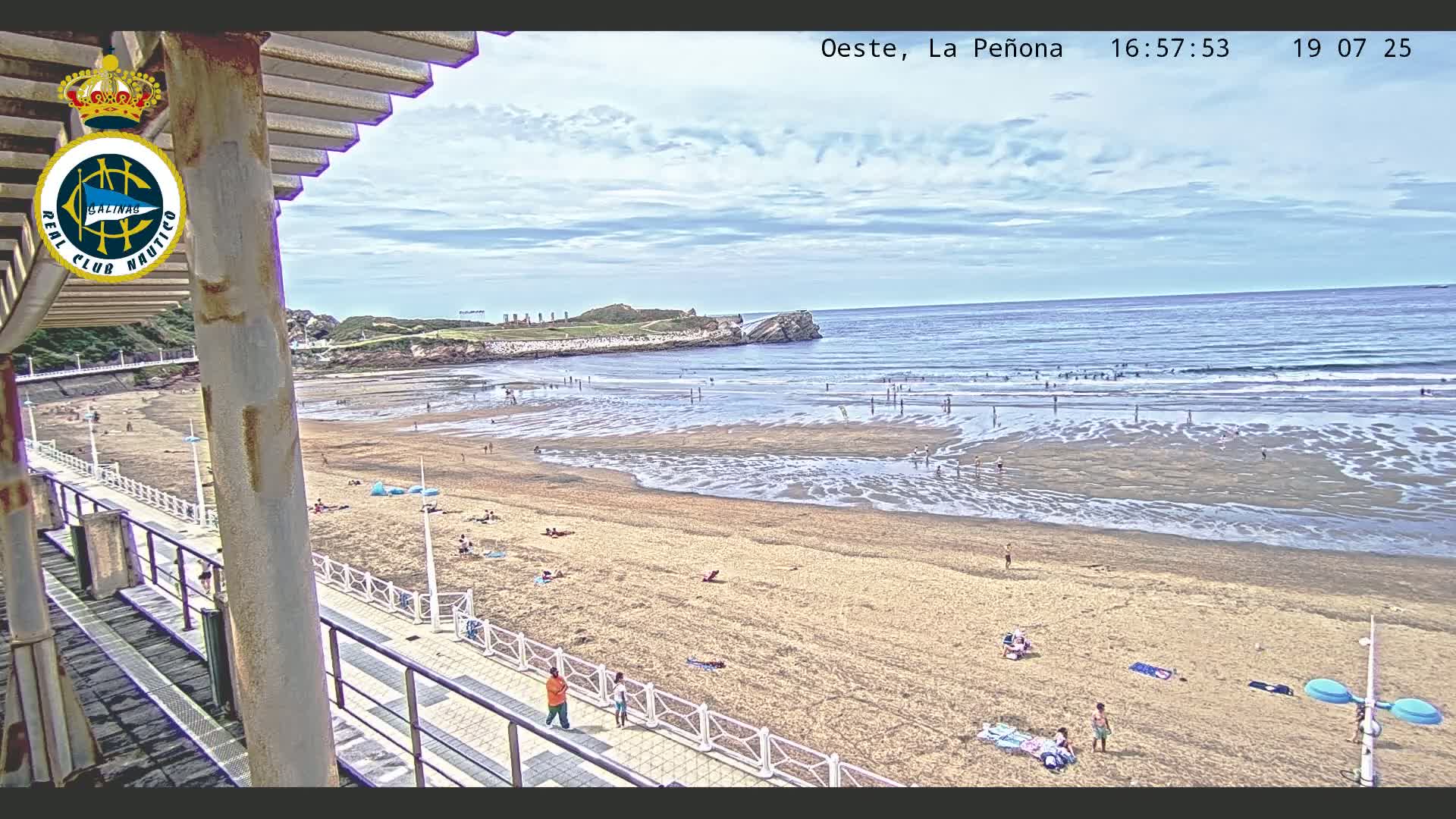 West Playa de Salinas Beach Live Cam - Avilés, Asturias, Spain