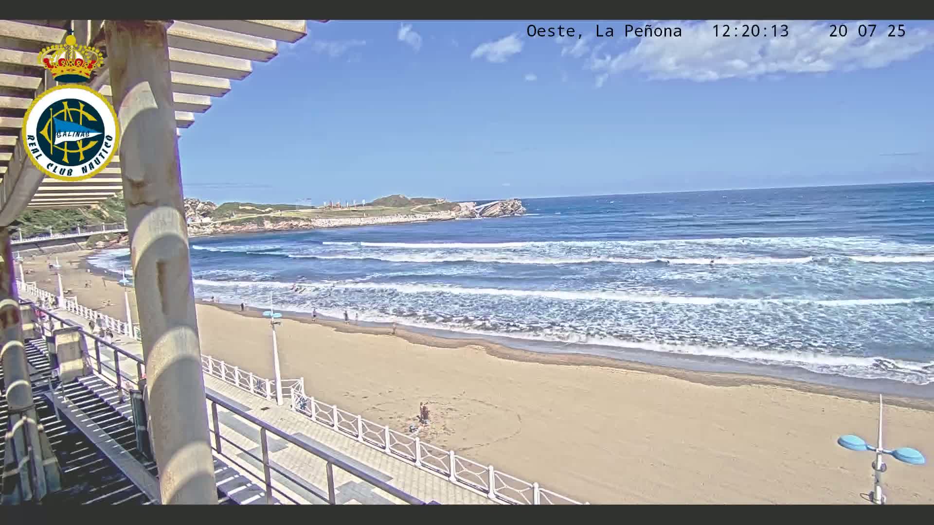 West Playa de Salinas Beach Live Cam - Avilés, Asturias, Spain