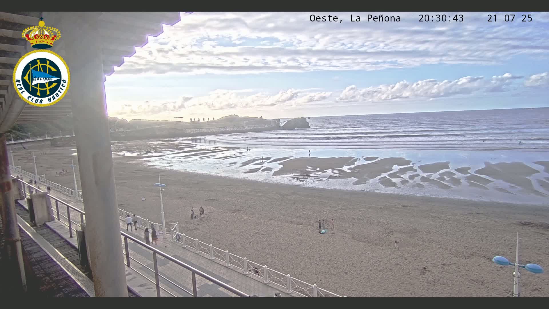 West Playa de Salinas Beach Live Cam - Avilés, Asturias, Spain