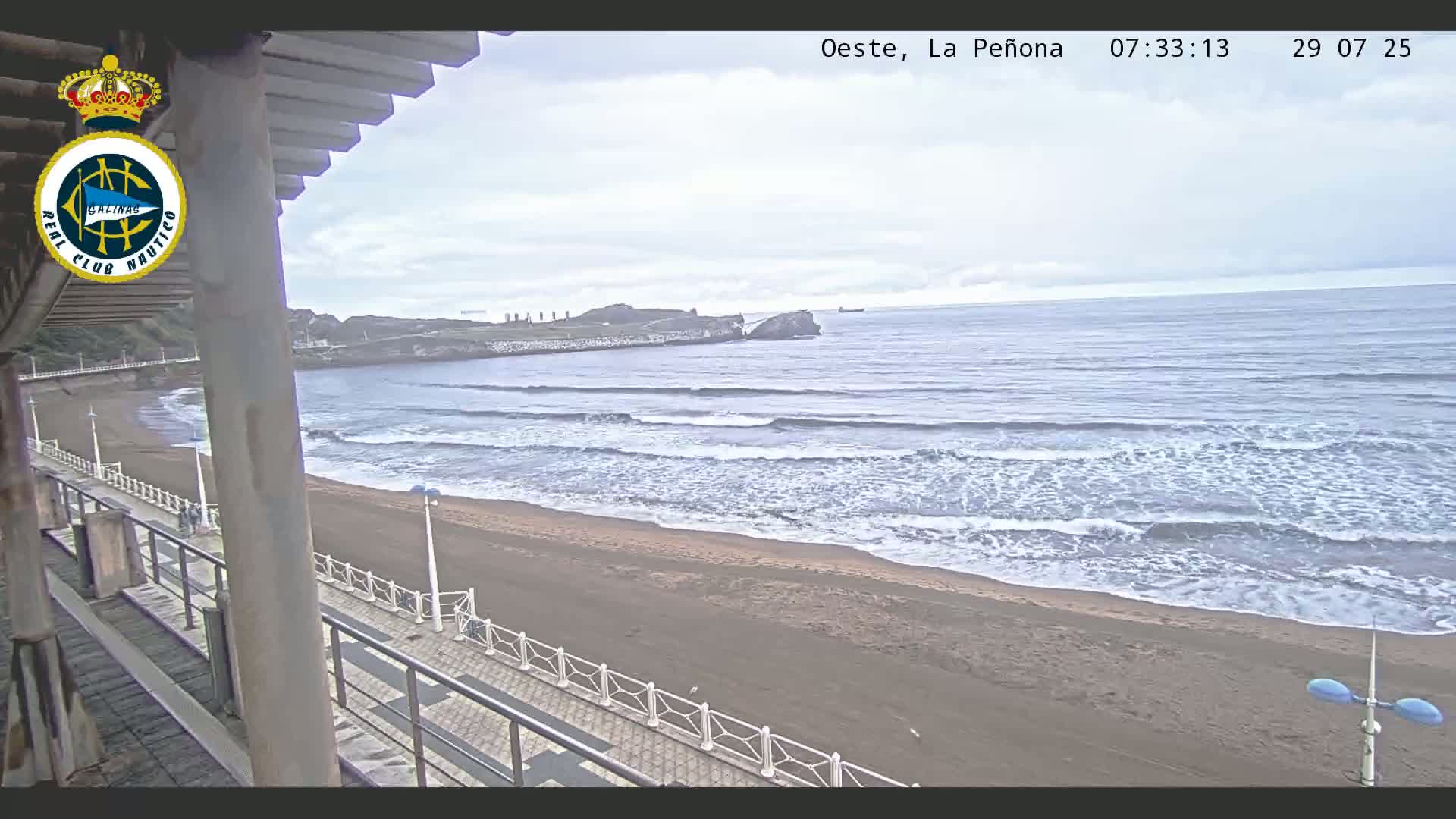 West Playa de Salinas Beach Live Cam - Avilés, Asturias, Spain