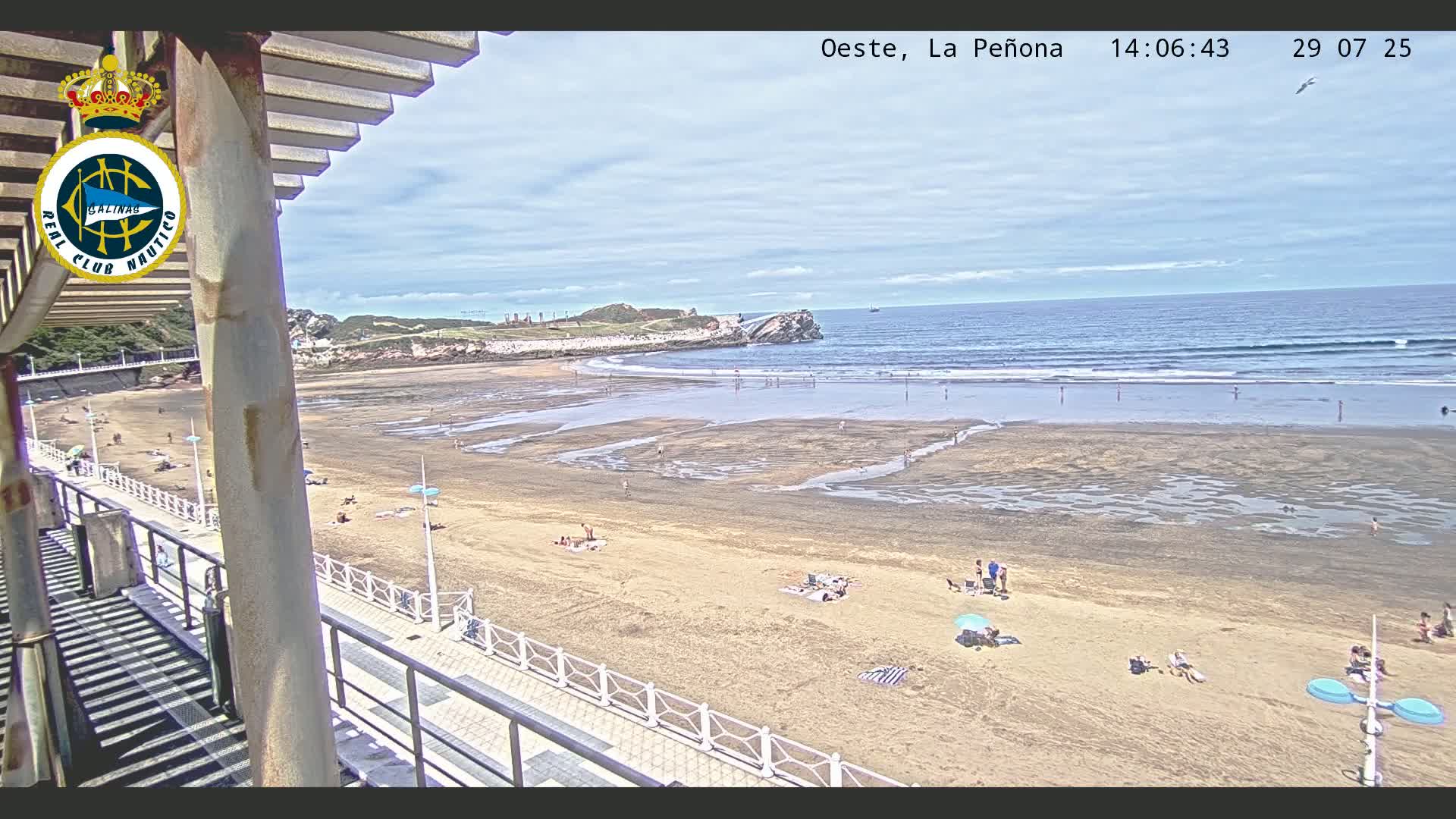 West Playa de Salinas Beach Live Cam - Avilés, Asturias, Spain