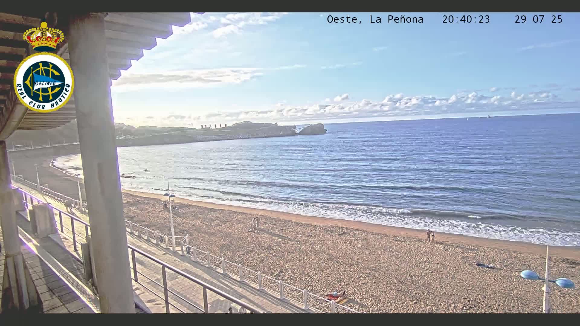 West Playa de Salinas Beach Live Cam - Avilés, Asturias, Spain
