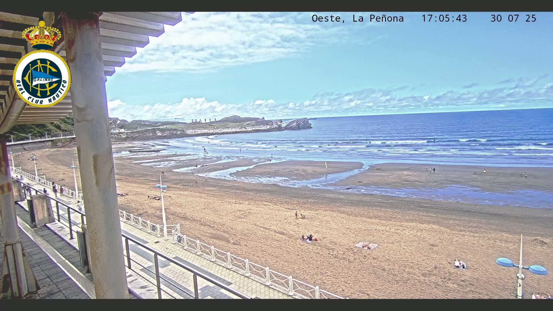 West Playa de Salinas Beach Live Cam - Avilés, Asturias, Spain