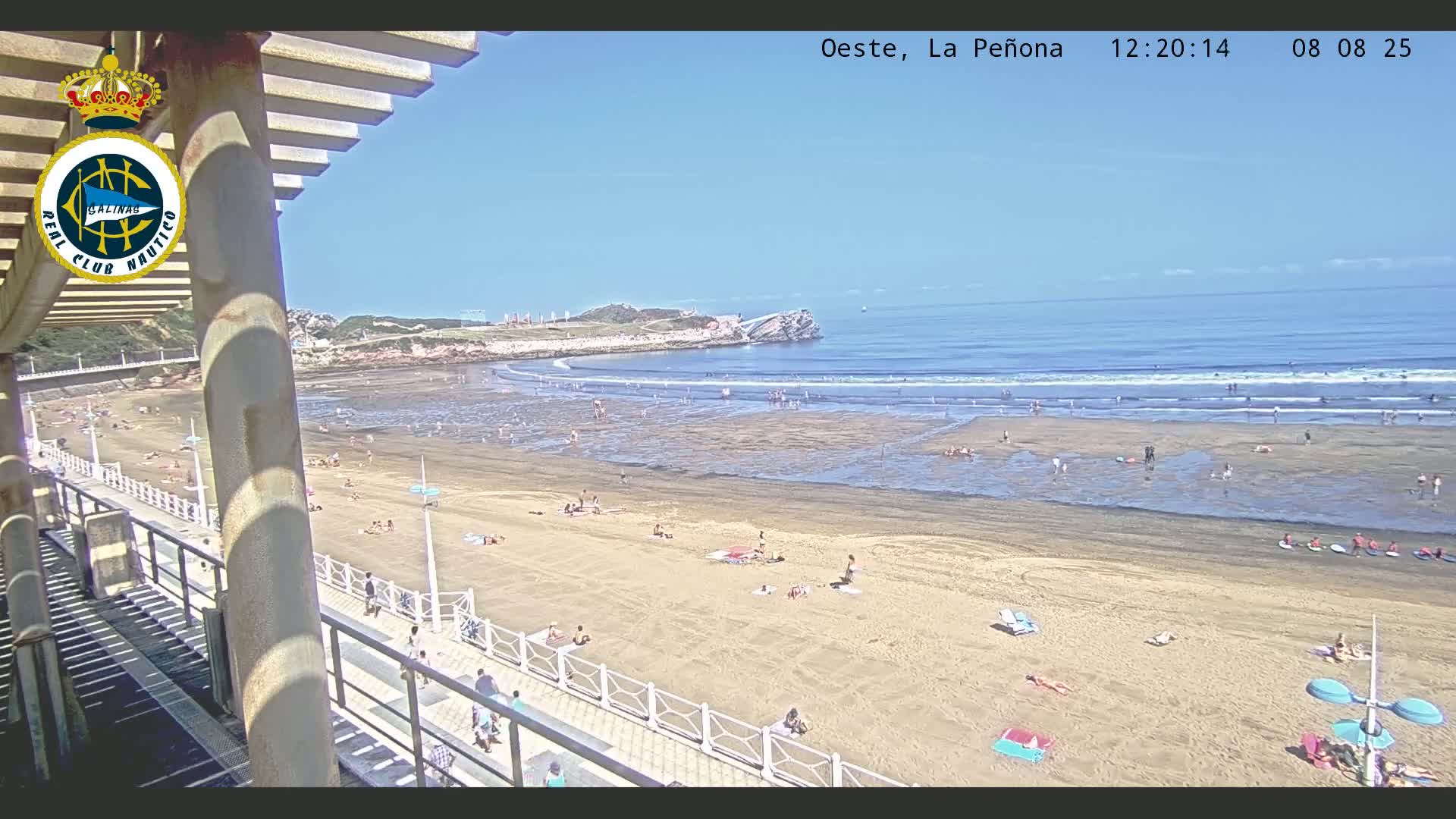 West Playa de Salinas Beach Live Cam - Avilés, Asturias, Spain