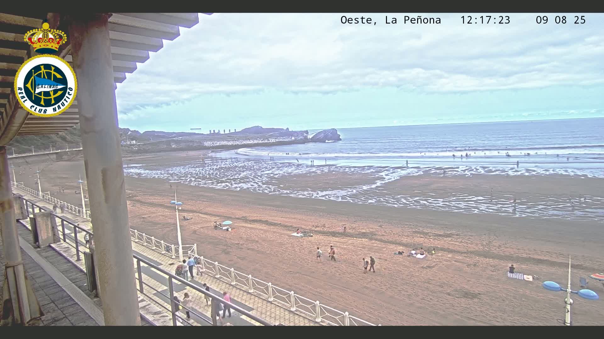 West Playa de Salinas Beach Live Cam - Avilés, Asturias, Spain