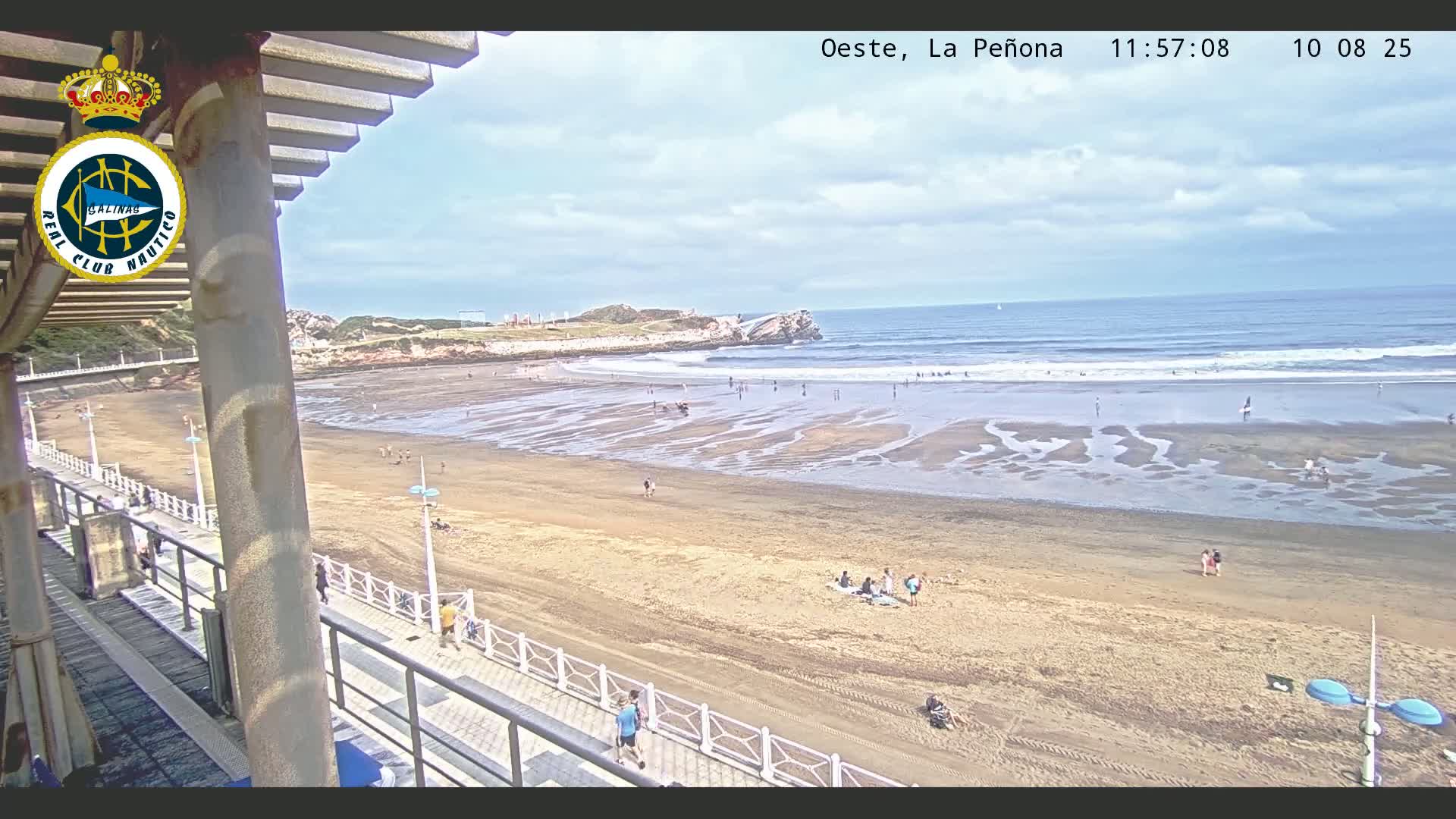 West Playa de Salinas Beach Live Cam - Avilés, Asturias, Spain