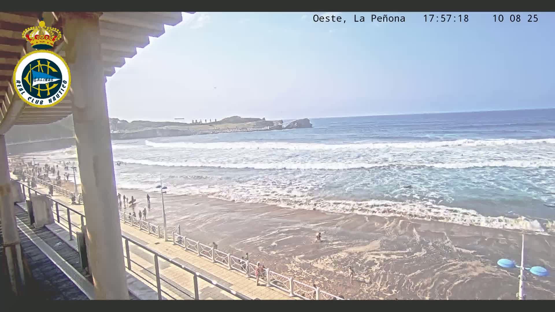 West Playa de Salinas Beach Live Cam - Avilés, Asturias, Spain