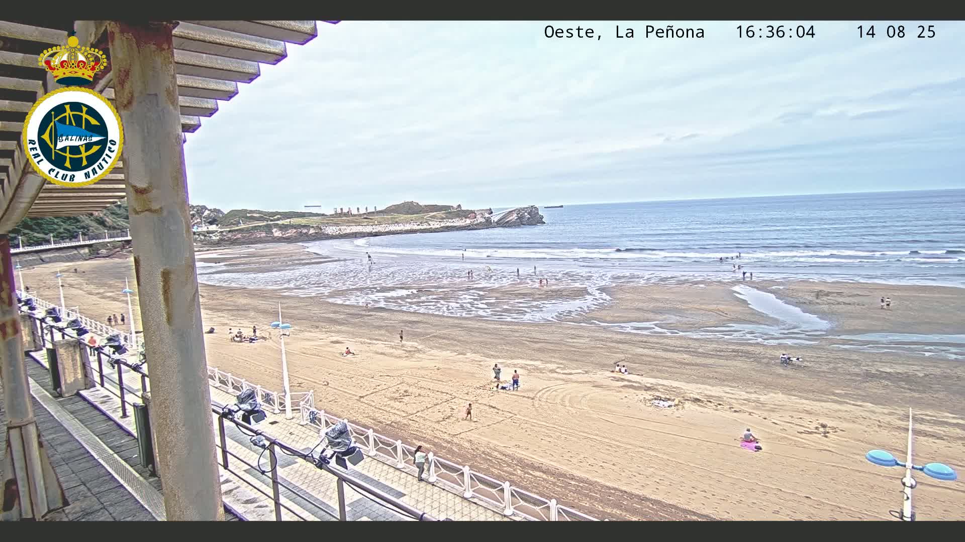 West Playa de Salinas Beach Live Cam - Avilés, Asturias, Spain