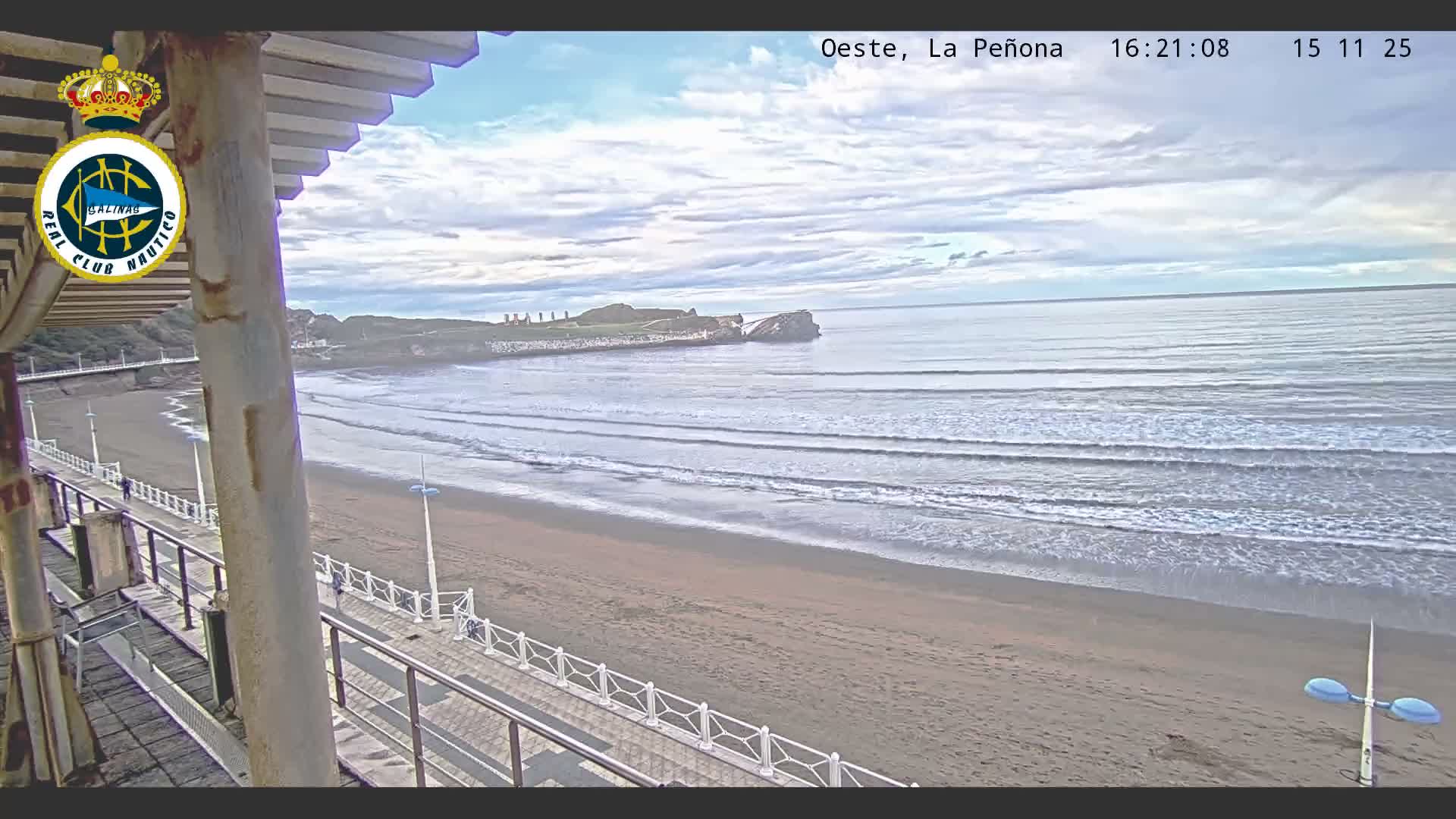West Playa de Salinas Beach Live Cam - Avilés, Asturias, Spain