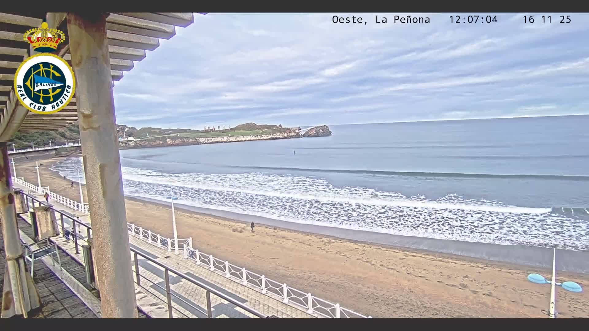 West Playa de Salinas Beach Live Cam - Avilés, Asturias, Spain