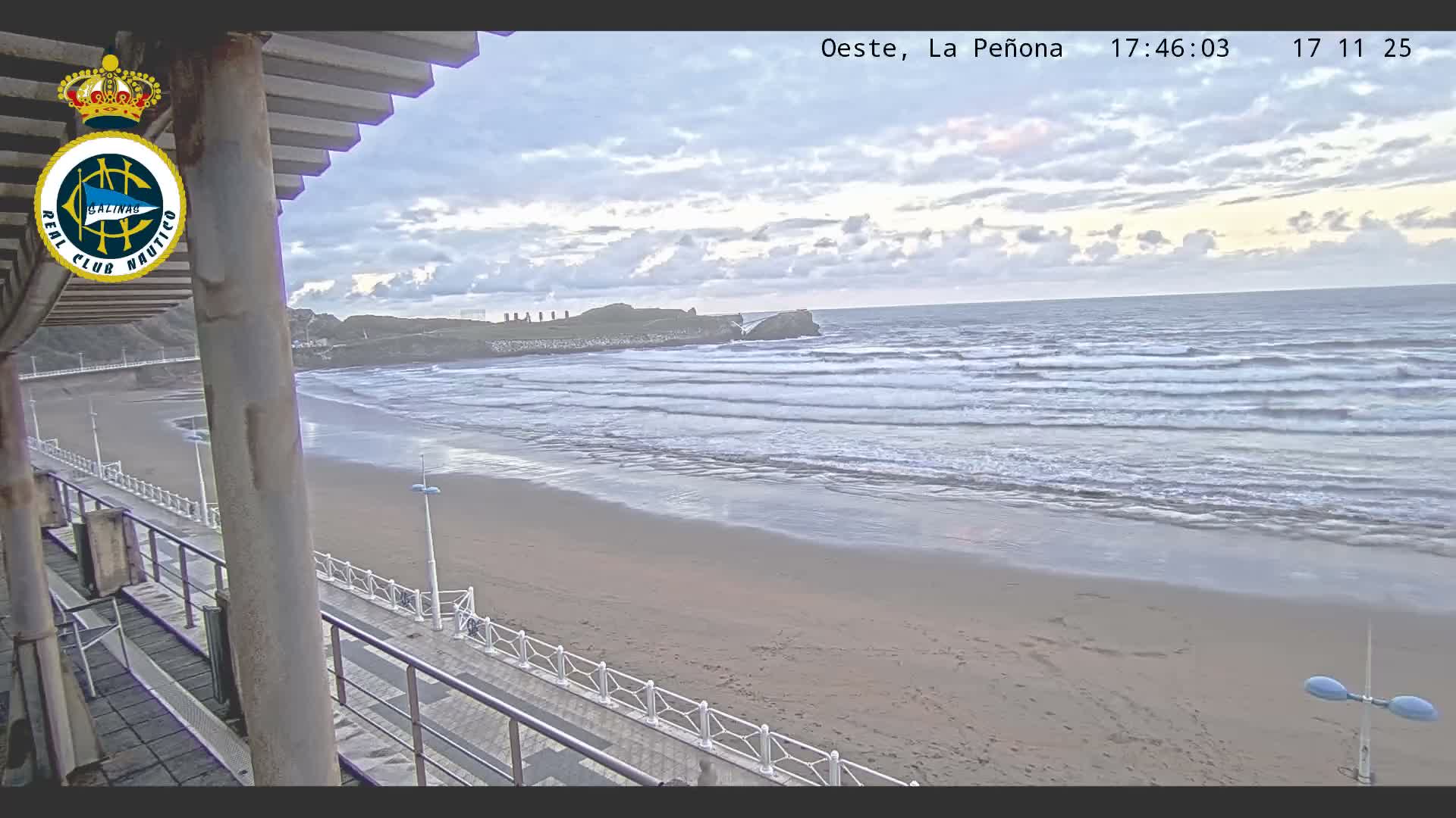 West Playa de Salinas Beach Live Cam - Avilés, Asturias, Spain