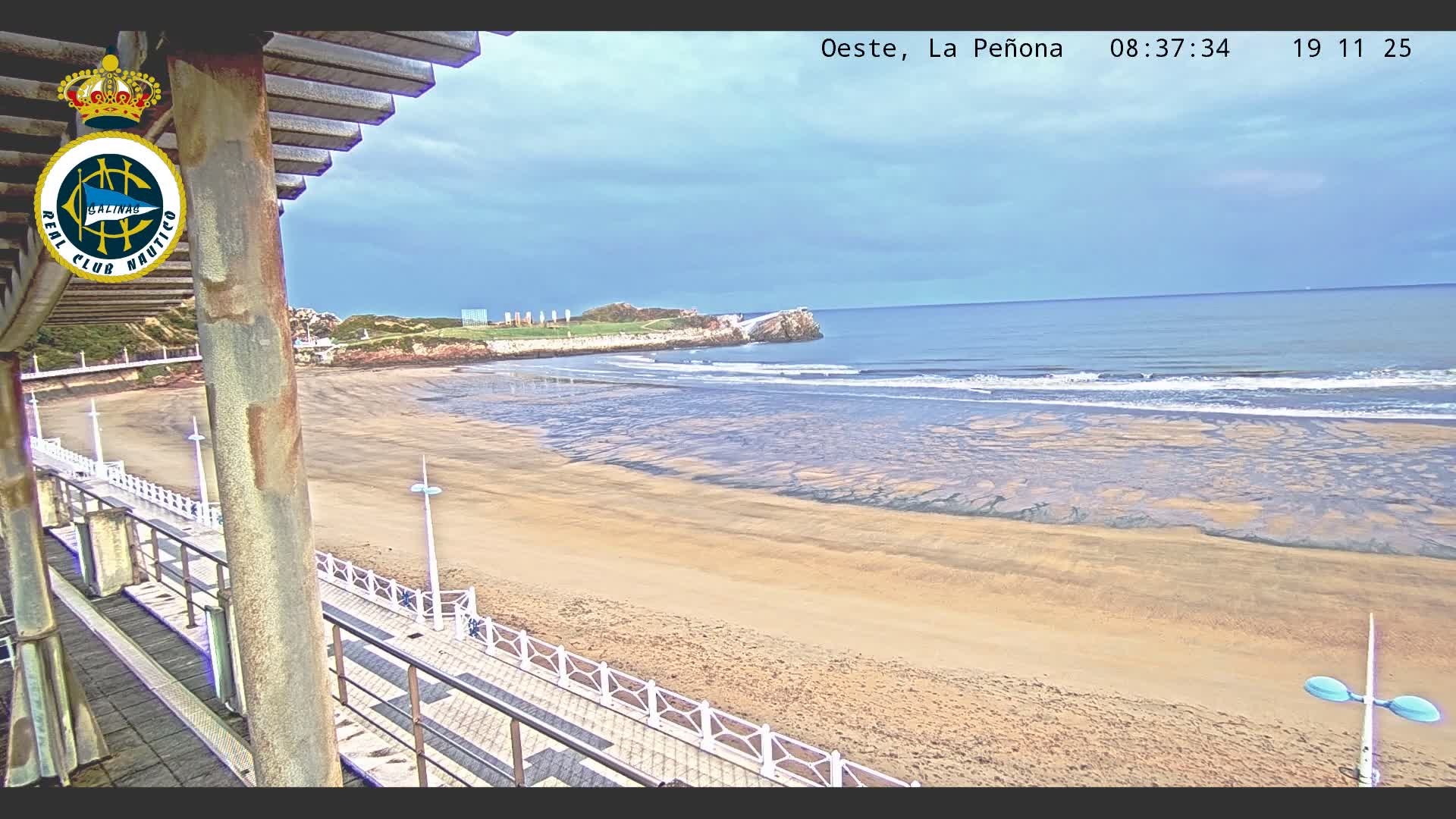 West Playa de Salinas Beach Live Cam - Avilés, Asturias, Spain