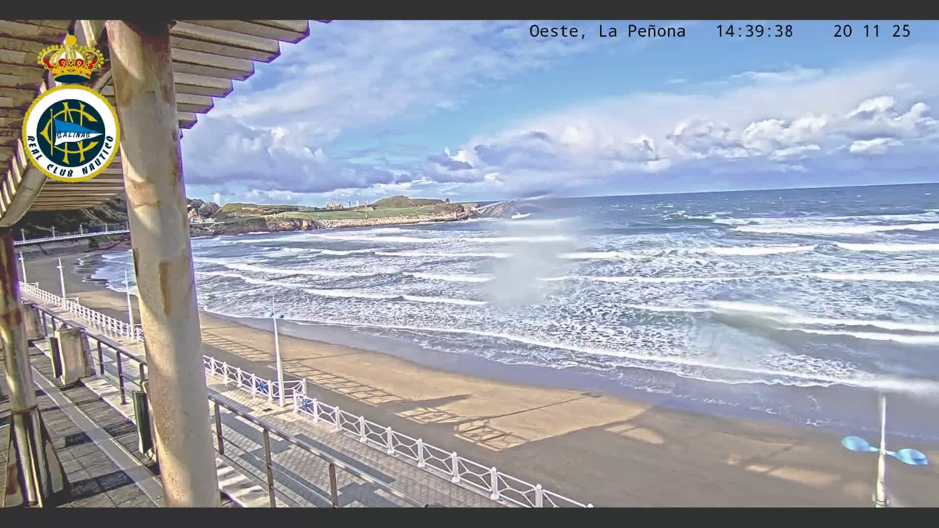 West Playa de Salinas Beach Live Cam - Avilés, Asturias, Spain