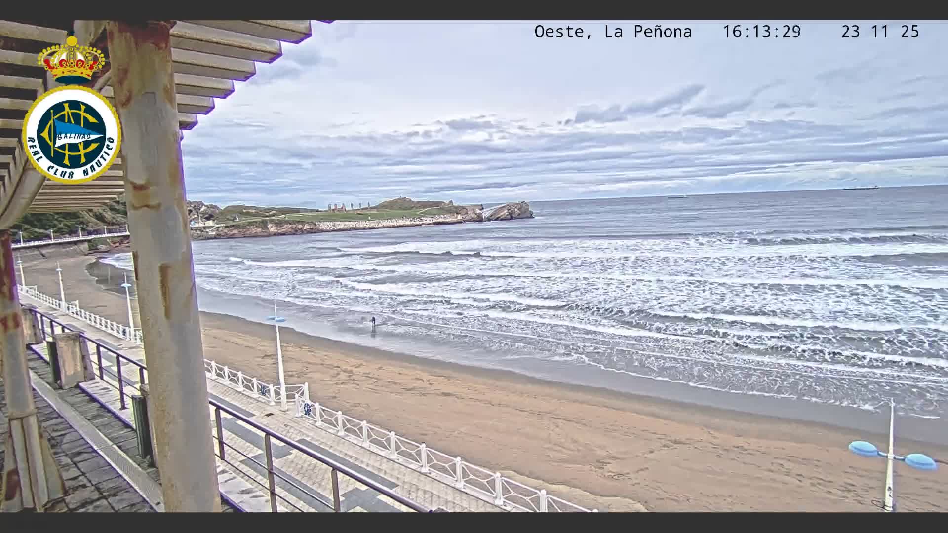 West Playa de Salinas Beach Live Cam - Avilés, Asturias, Spain