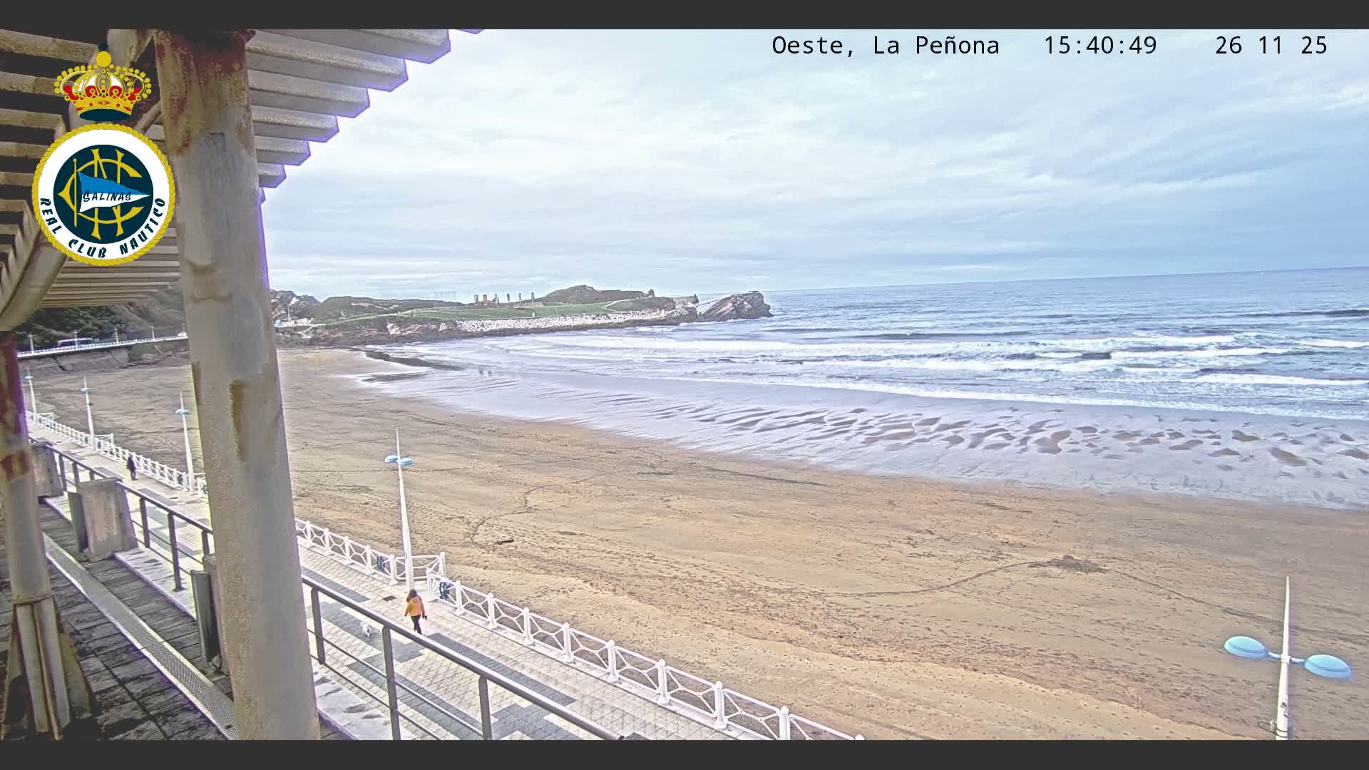 West Playa de Salinas Beach Live Cam - Avilés, Asturias, Spain