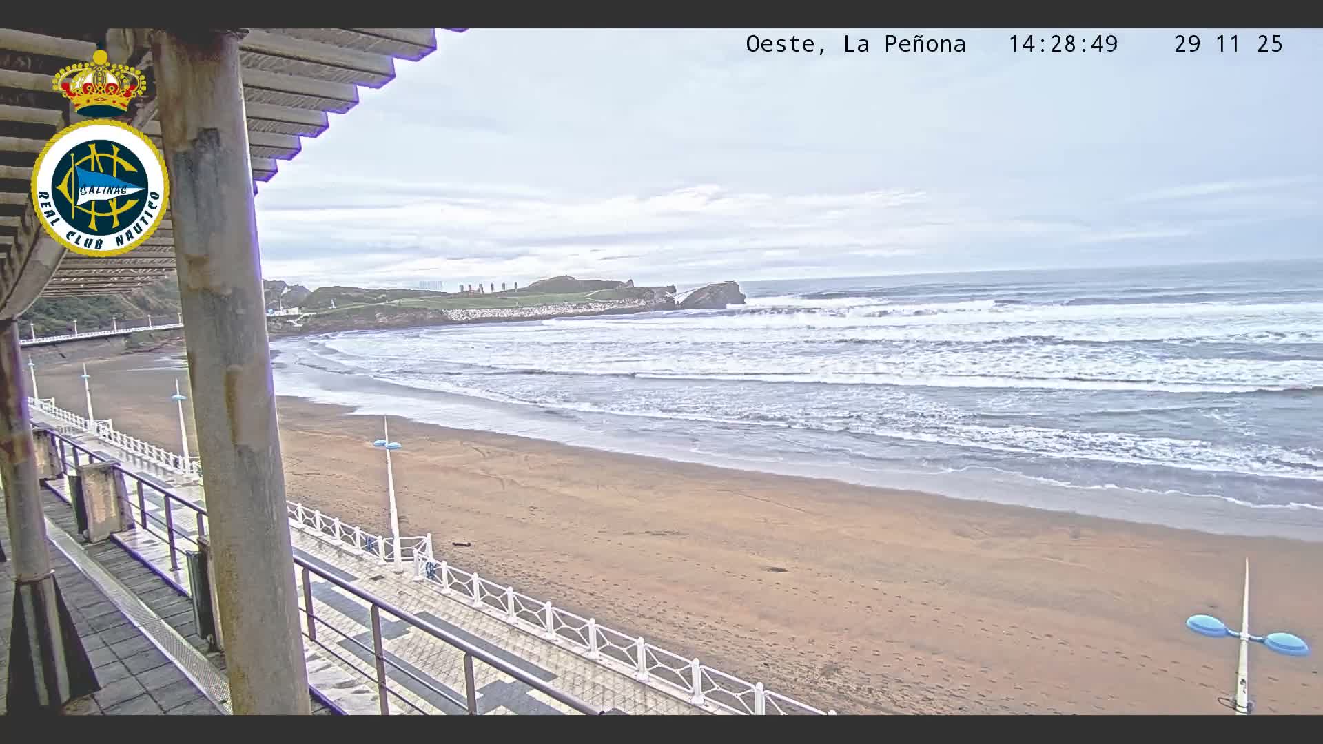 West Playa de Salinas Beach Live Cam - Avilés, Asturias, Spain