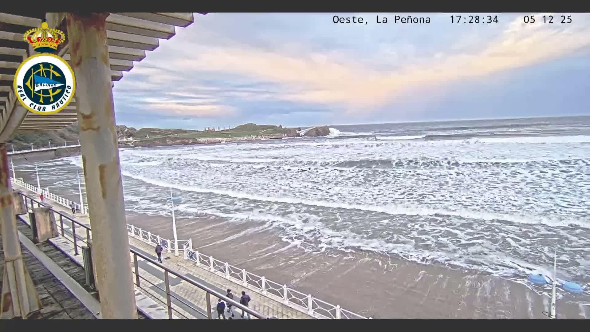 West Playa de Salinas Beach Live Cam - Avilés, Asturias, Spain