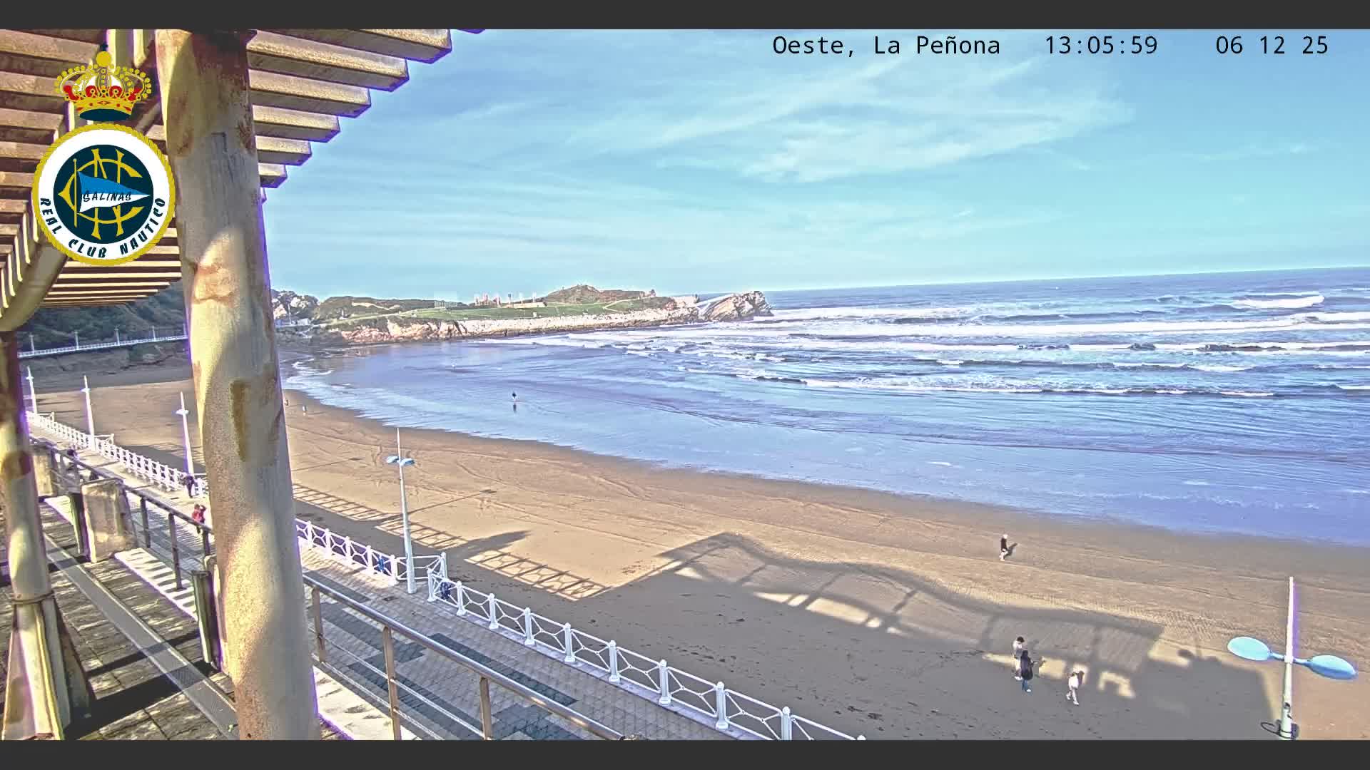 West Playa de Salinas Beach Live Cam - Avilés, Asturias, Spain