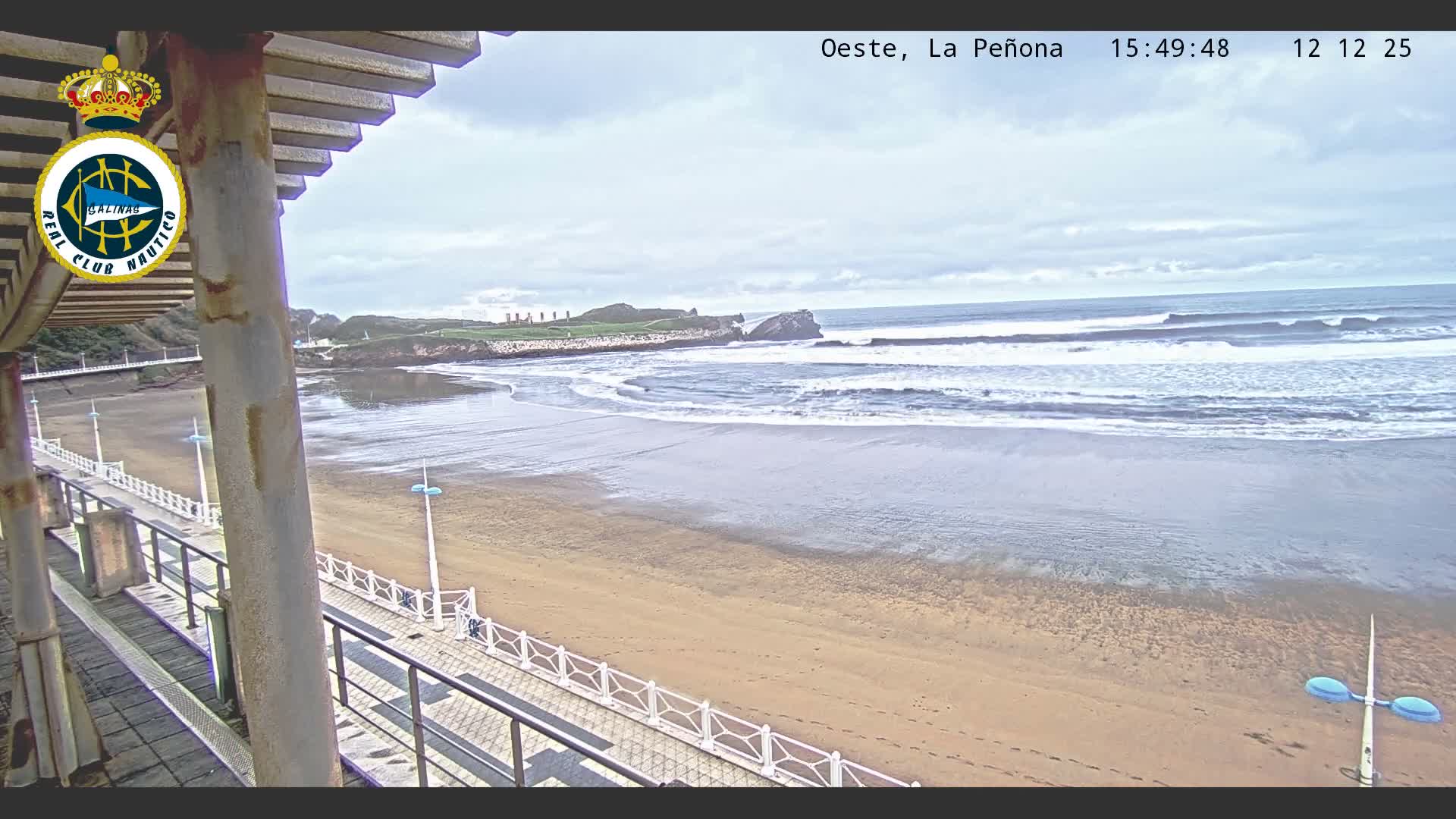 West Playa de Salinas Beach Live Cam - Avilés, Asturias, Spain