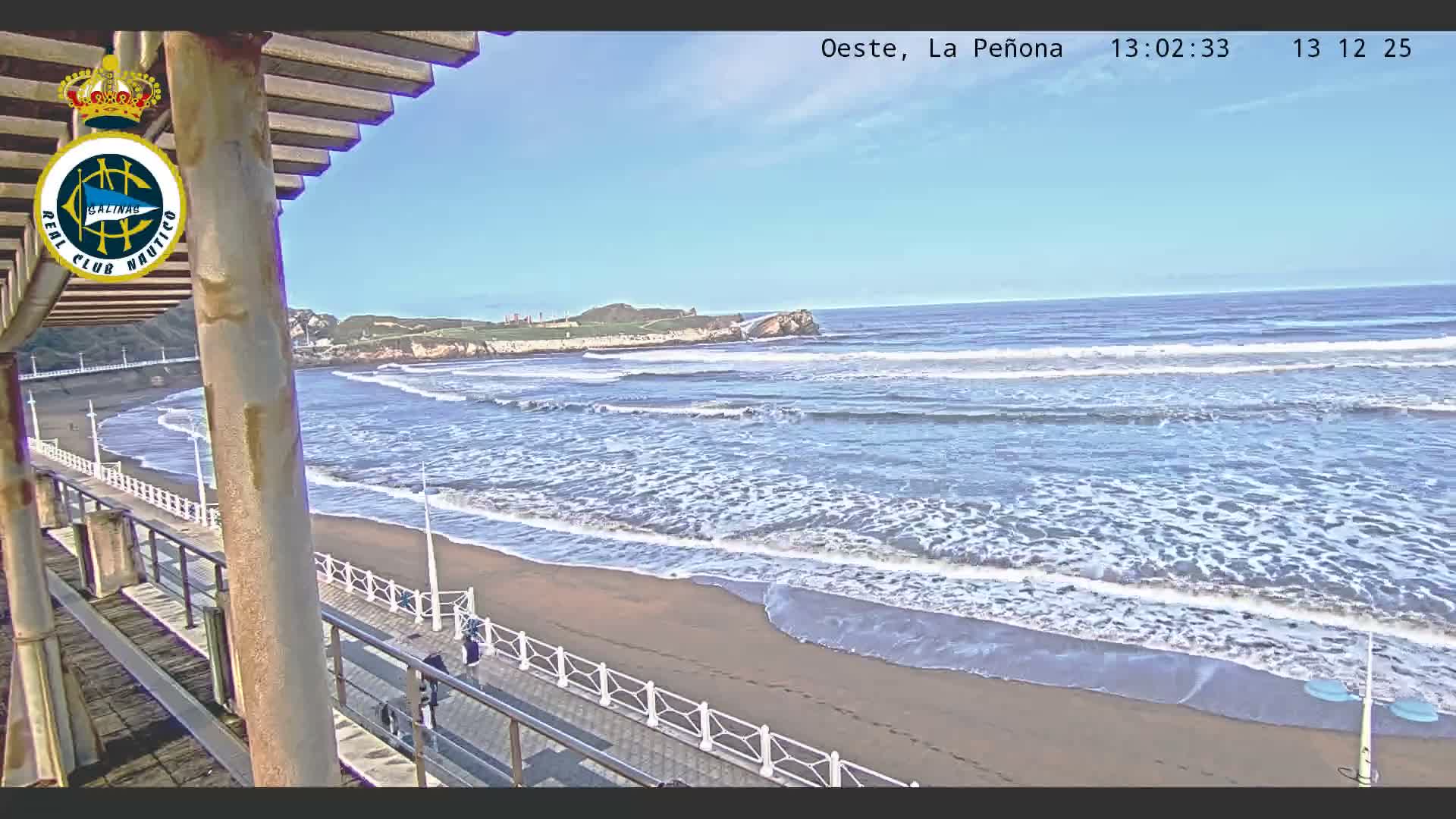 West Playa de Salinas Beach Live Cam - Avilés, Asturias, Spain