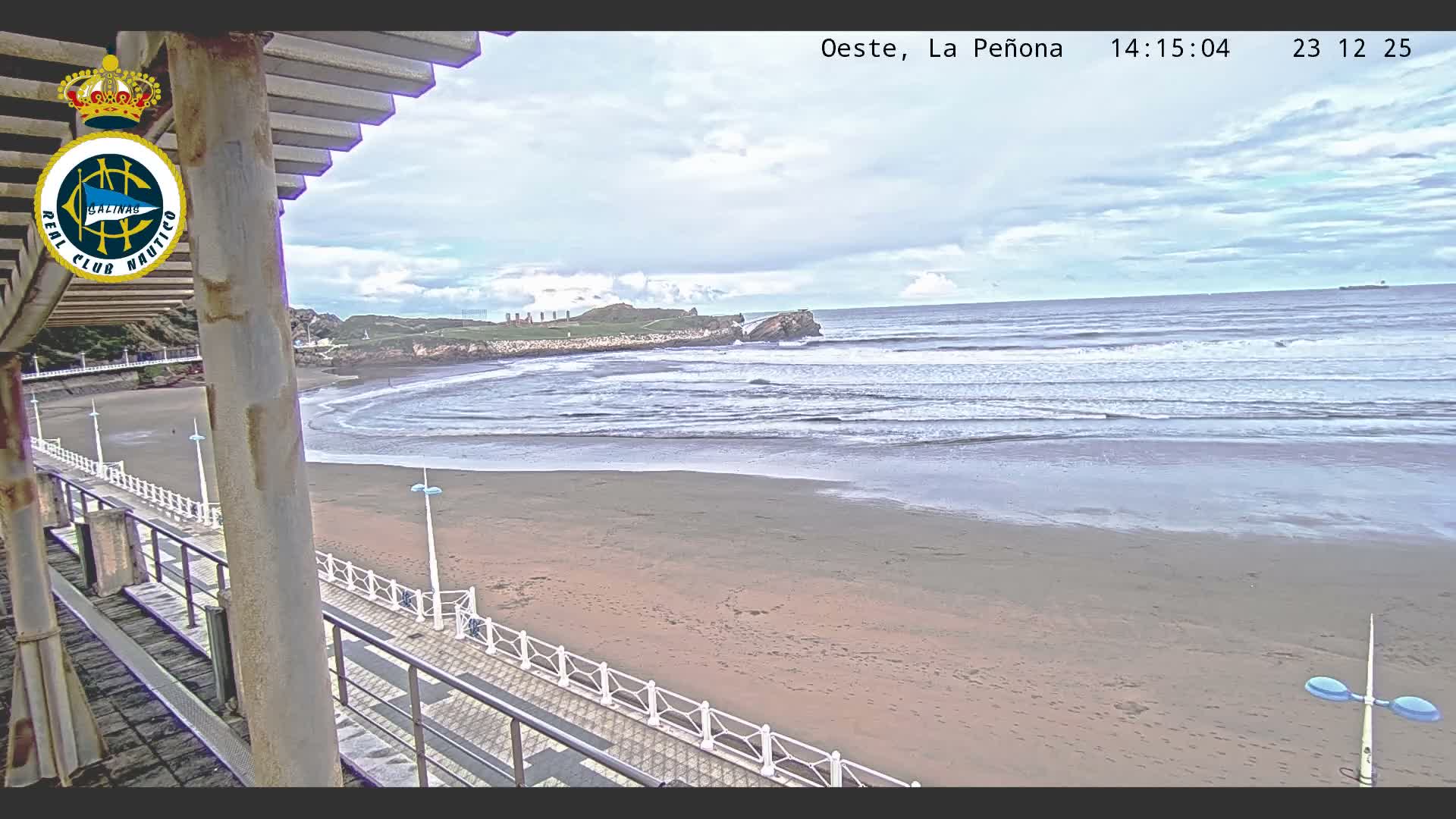 West Playa de Salinas Beach Live Cam - Avilés, Asturias, Spain
