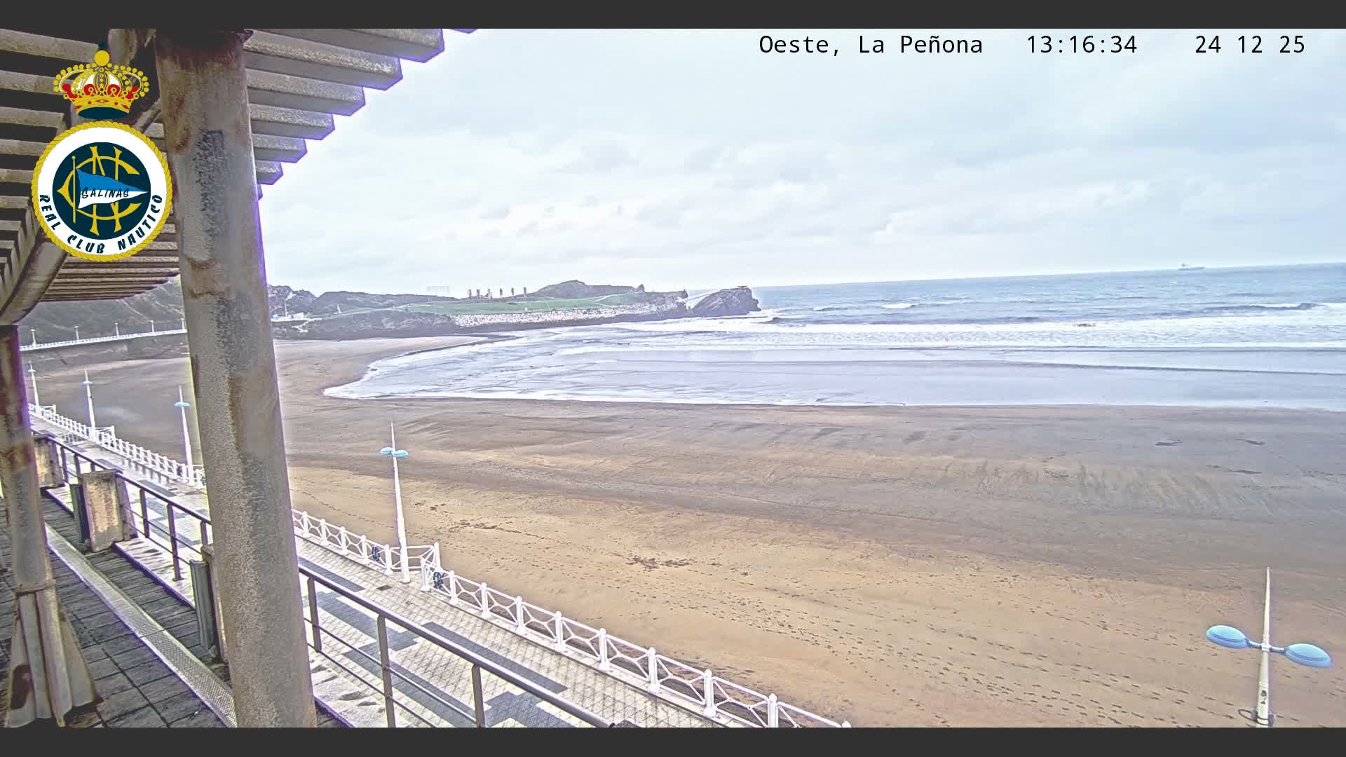 West Playa de Salinas Beach Live Cam - Avilés, Asturias, Spain