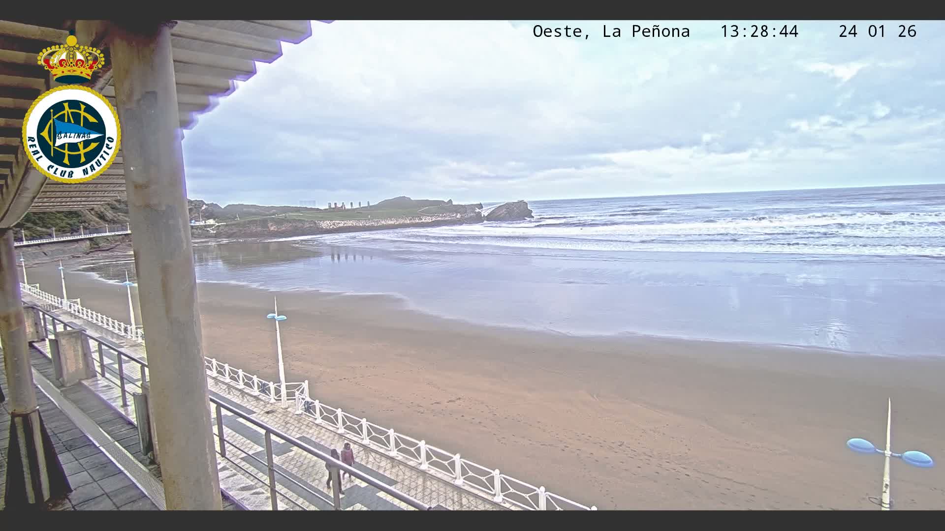 West Playa de Salinas Beach Live Cam - Avilés, Asturias, Spain