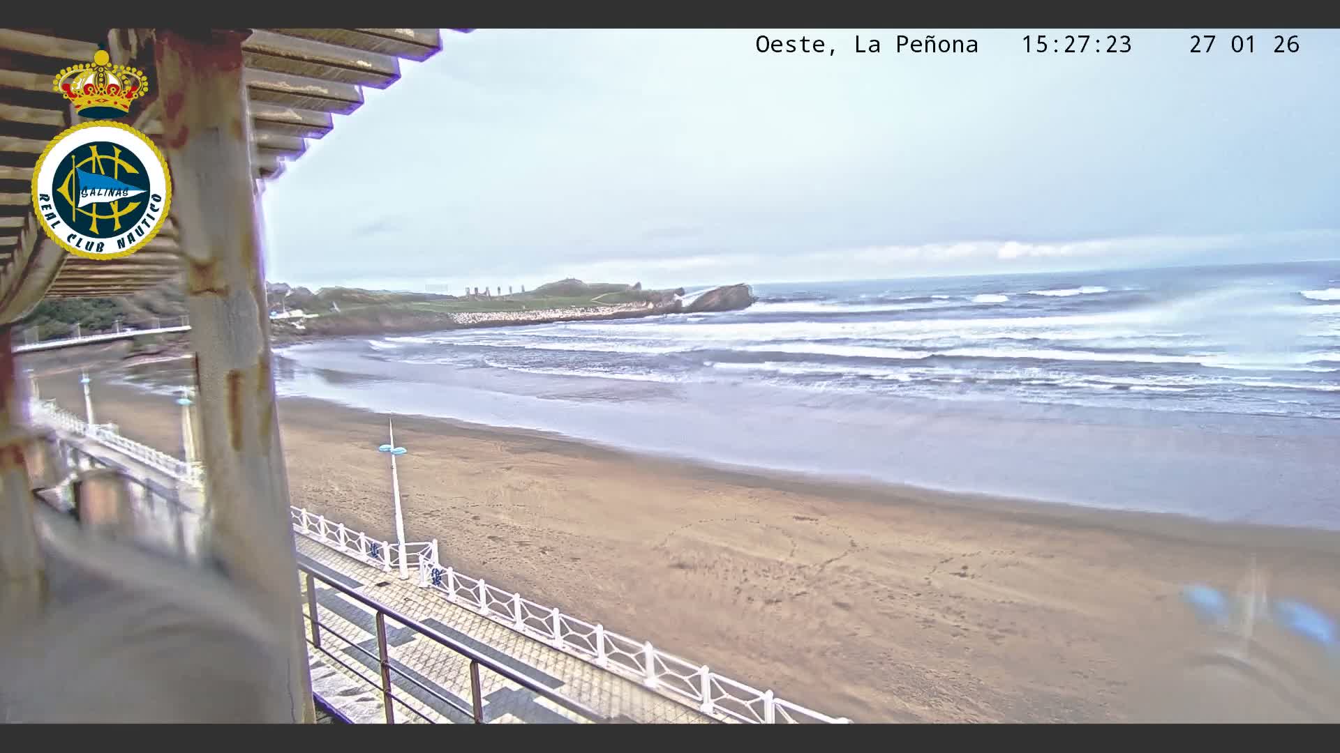 West Playa de Salinas Beach Live Cam - Avilés, Asturias, Spain