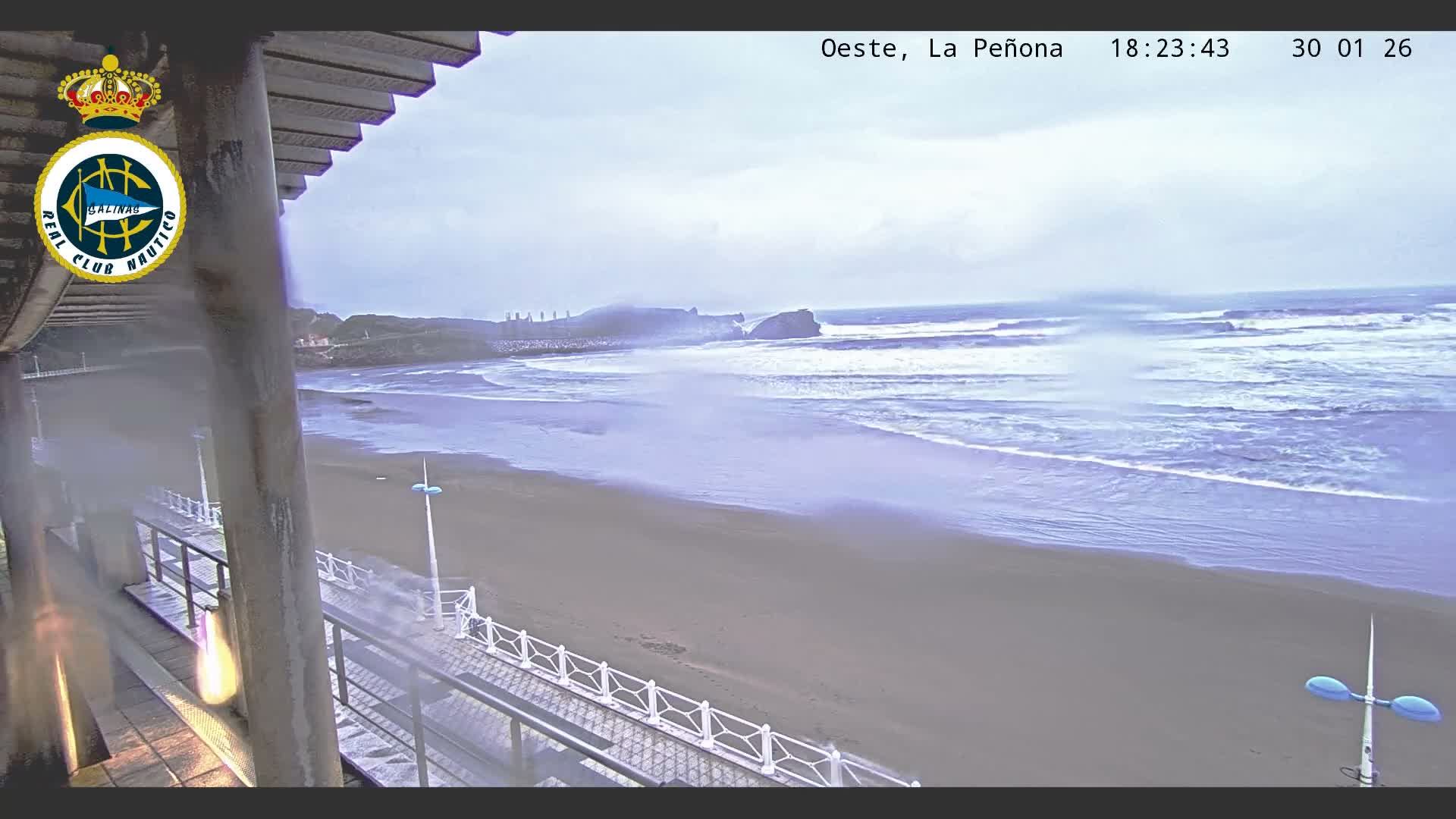 West Playa de Salinas Beach Live Cam - Avilés, Asturias, Spain