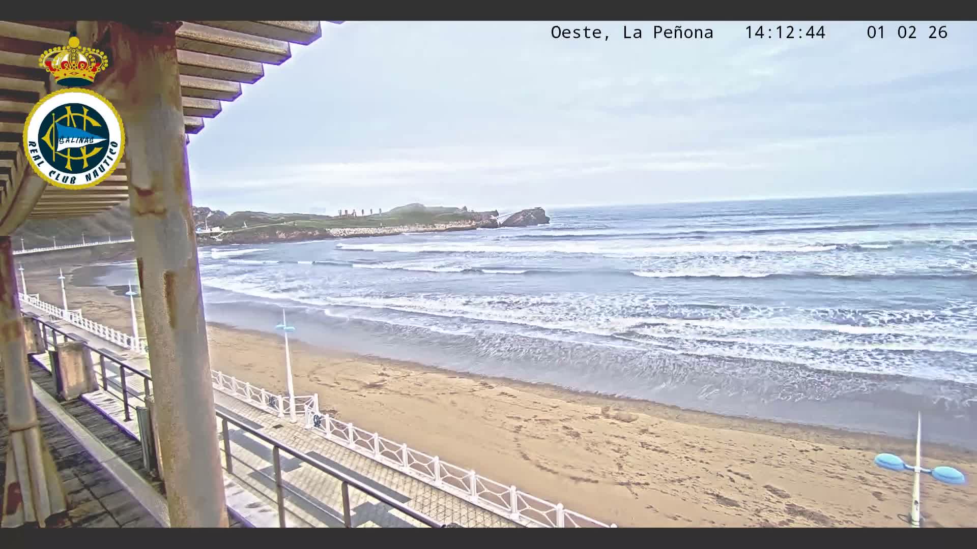 West Playa de Salinas Beach Live Cam - Avilés, Asturias, Spain