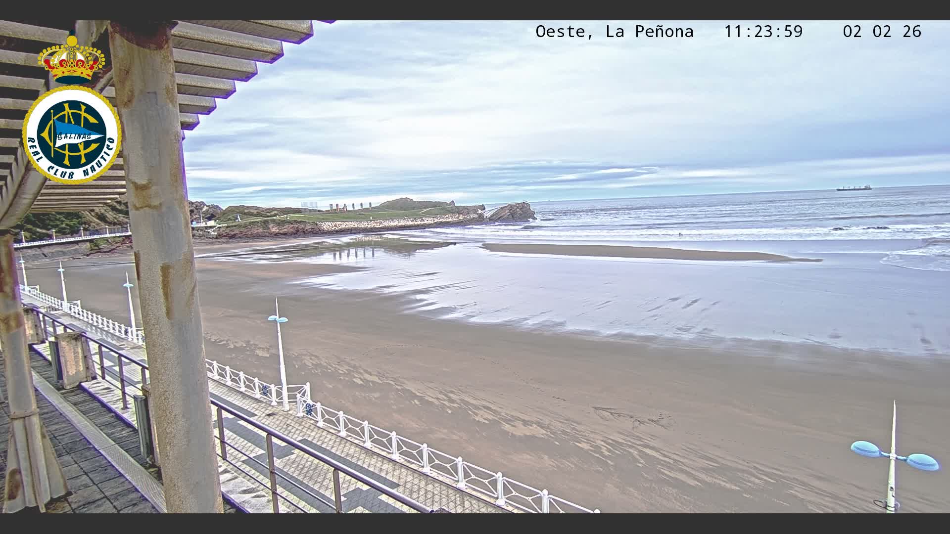 West Playa de Salinas Beach Live Cam - Avilés, Asturias, Spain