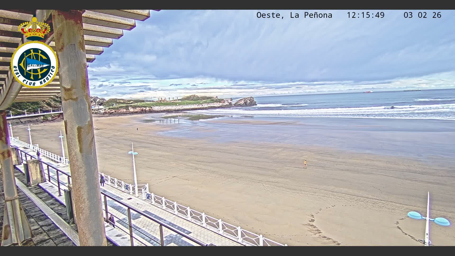 West Playa de Salinas Beach Live Cam - Avilés, Asturias, Spain