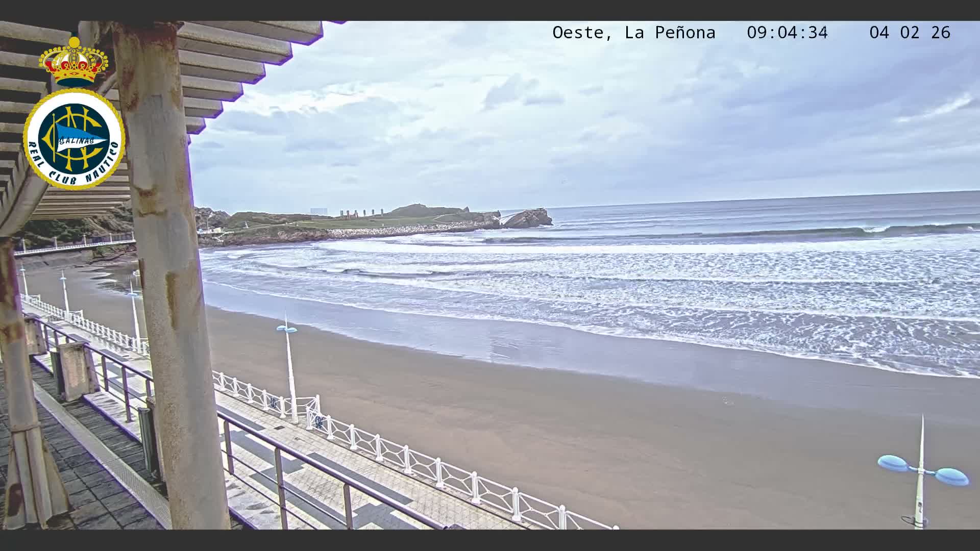 West Playa de Salinas Beach Live Cam - Avilés, Asturias, Spain