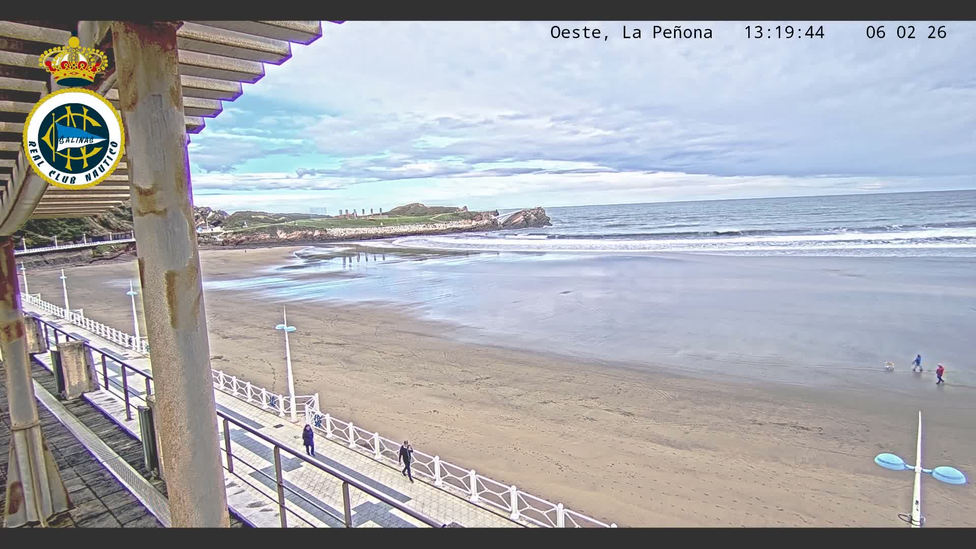 West Playa de Salinas Beach Live Cam - Avilés, Asturias, Spain