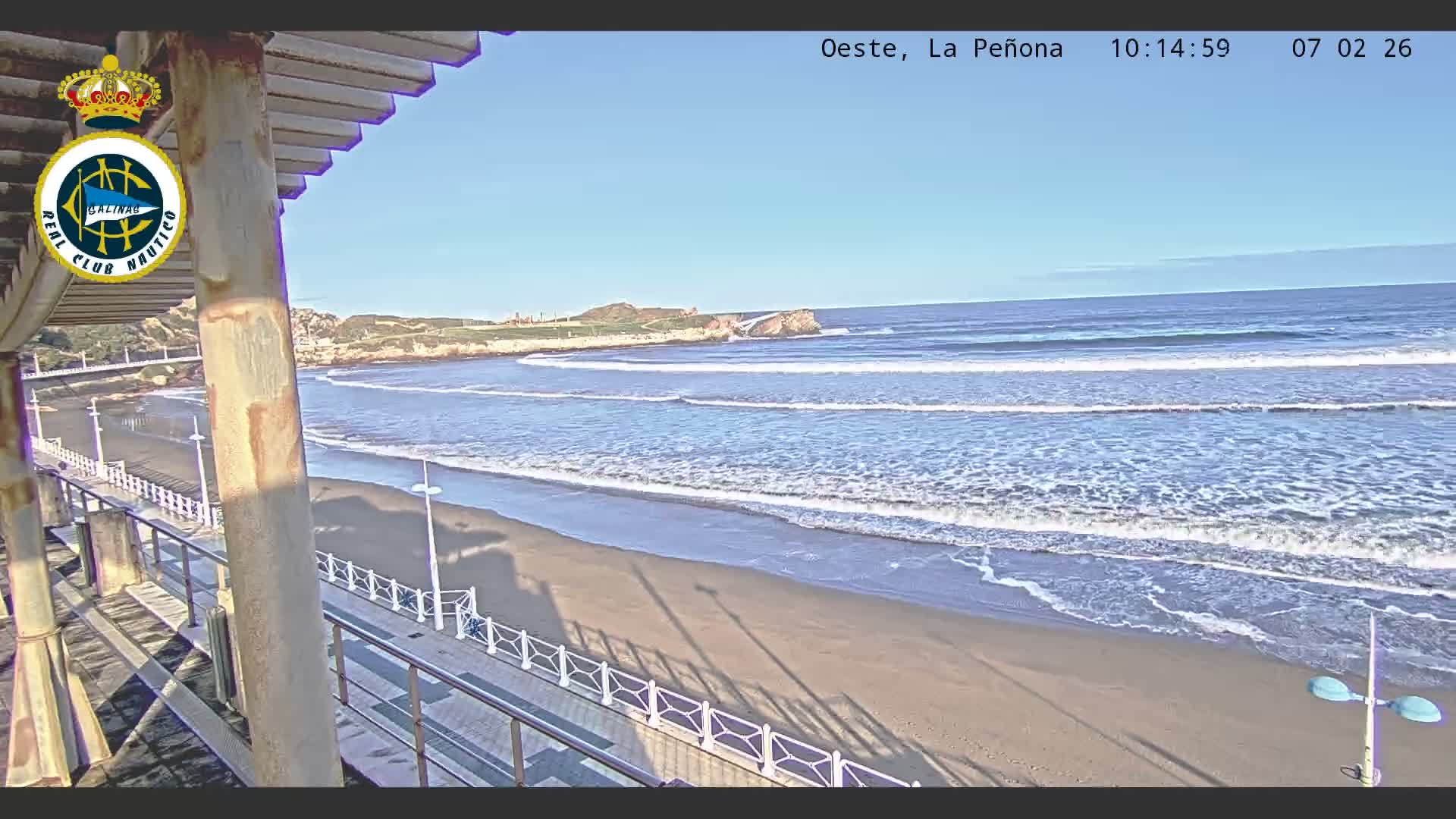 West Playa de Salinas Beach Live Cam - Avilés, Asturias, Spain