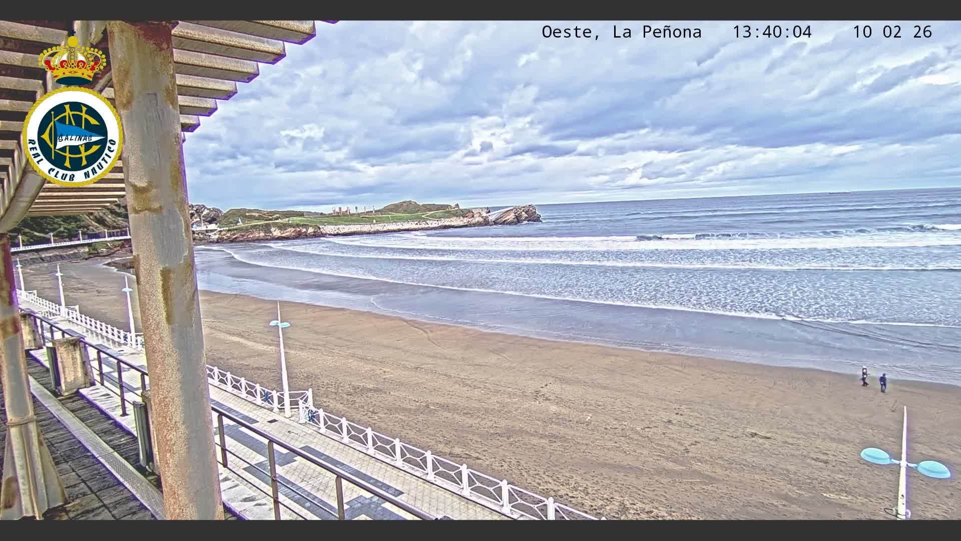 West Playa de Salinas Beach Live Cam - Avilés, Asturias, Spain