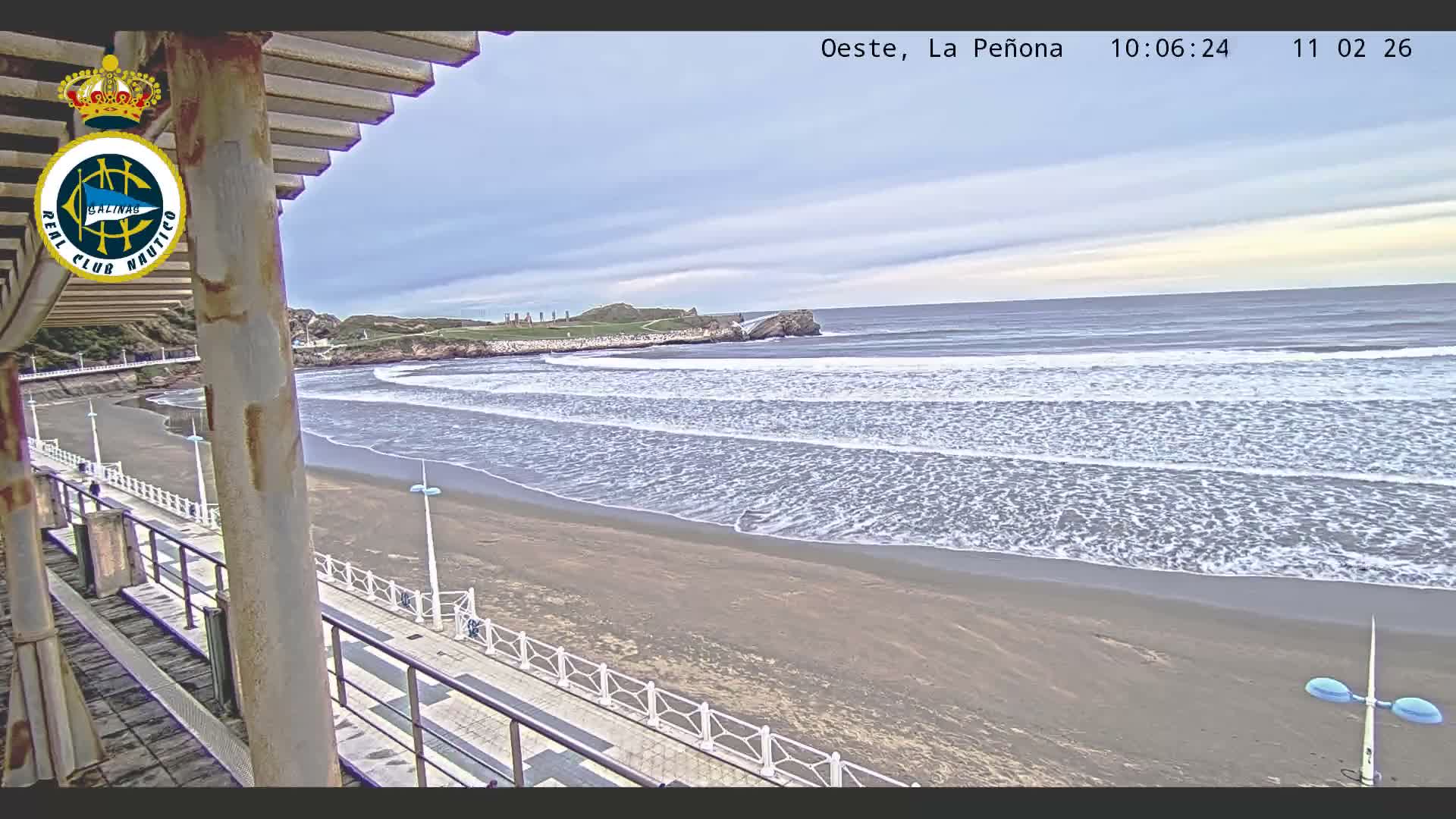 West Playa de Salinas Beach Live Cam - Avilés, Asturias, Spain