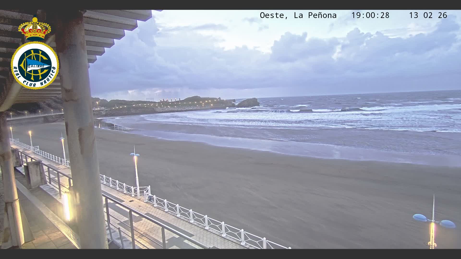 West Playa de Salinas Beach Live Cam - Avilés, Asturias, Spain