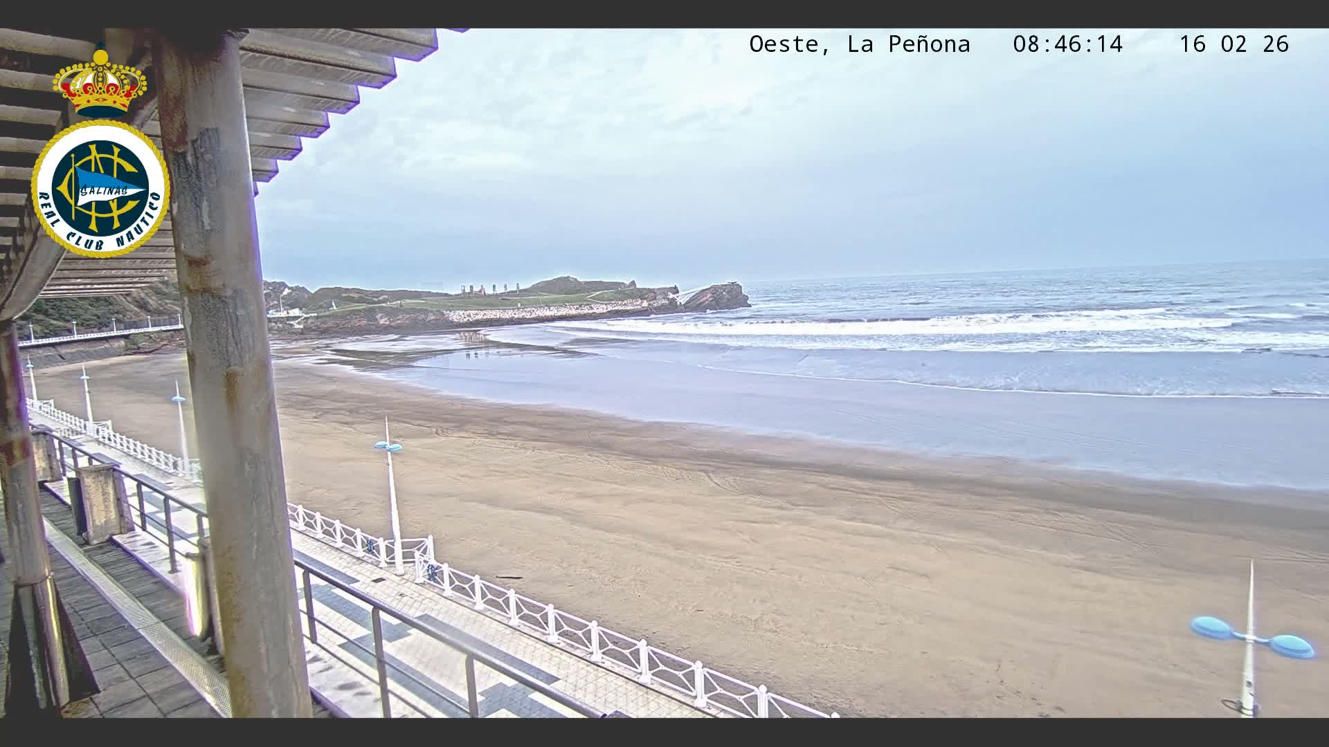West Playa de Salinas Beach Live Cam - Avilés, Asturias, Spain