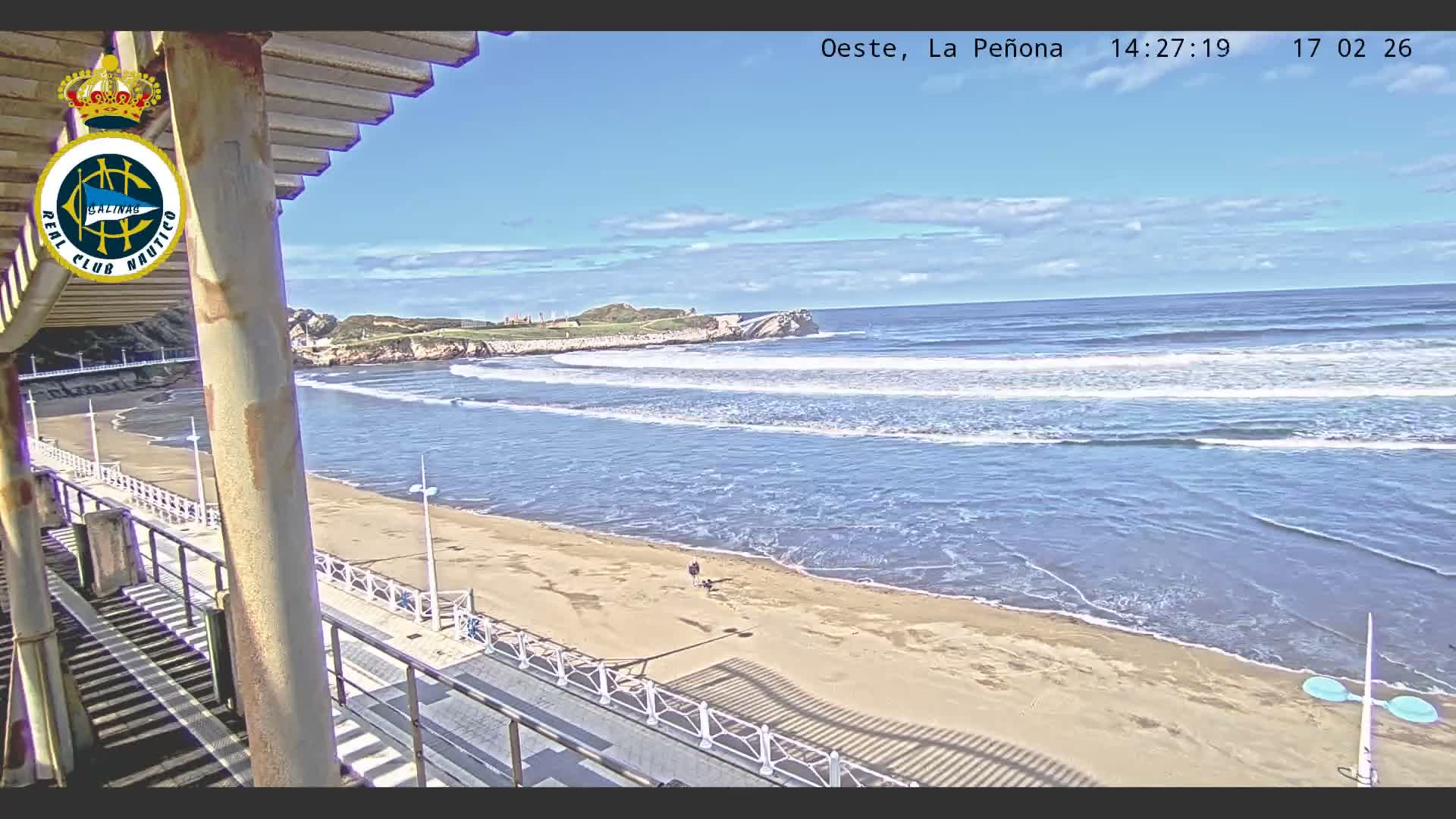 West Playa de Salinas Beach Live Cam - Avilés, Asturias, Spain