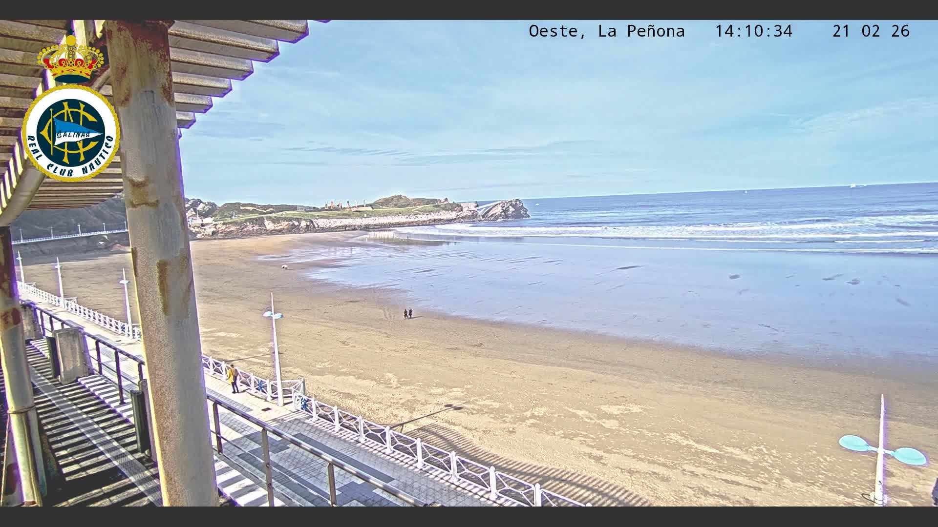 West Playa de Salinas Beach Live Cam - Avilés, Asturias, Spain