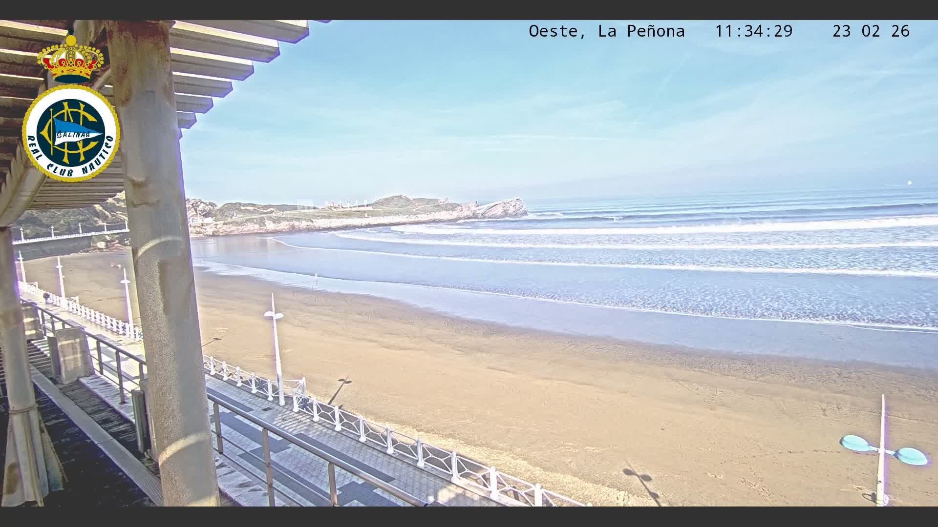 West Playa de Salinas Beach Live Cam - Avilés, Asturias, Spain