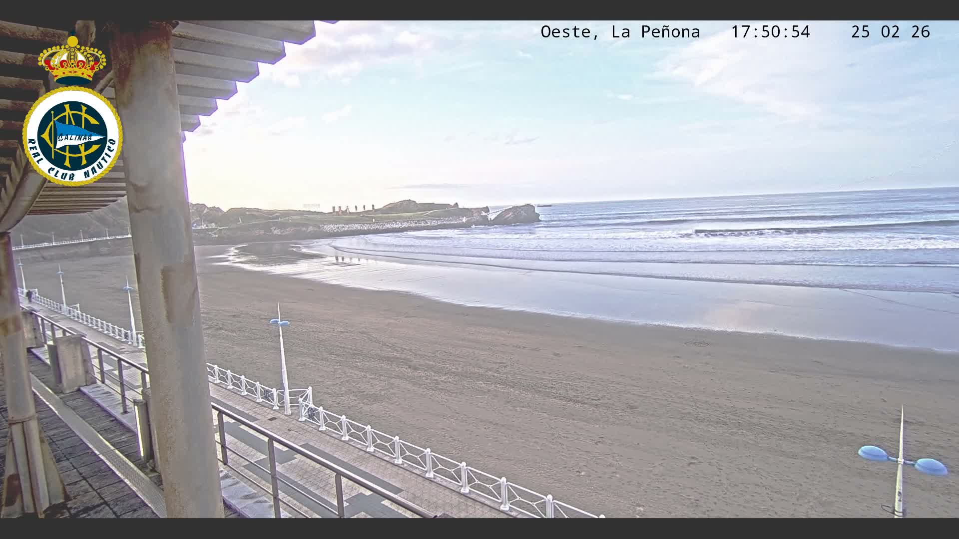 West Playa de Salinas Beach Live Cam - Avilés, Asturias, Spain