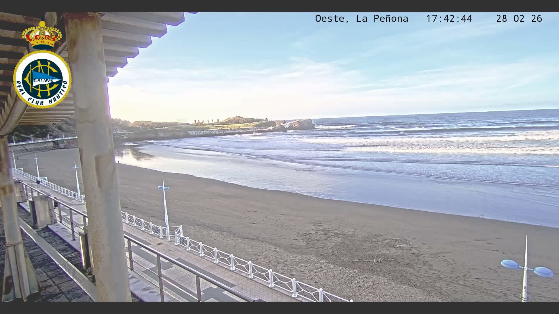West Playa de Salinas Beach Live Cam - Avilés, Asturias, Spain