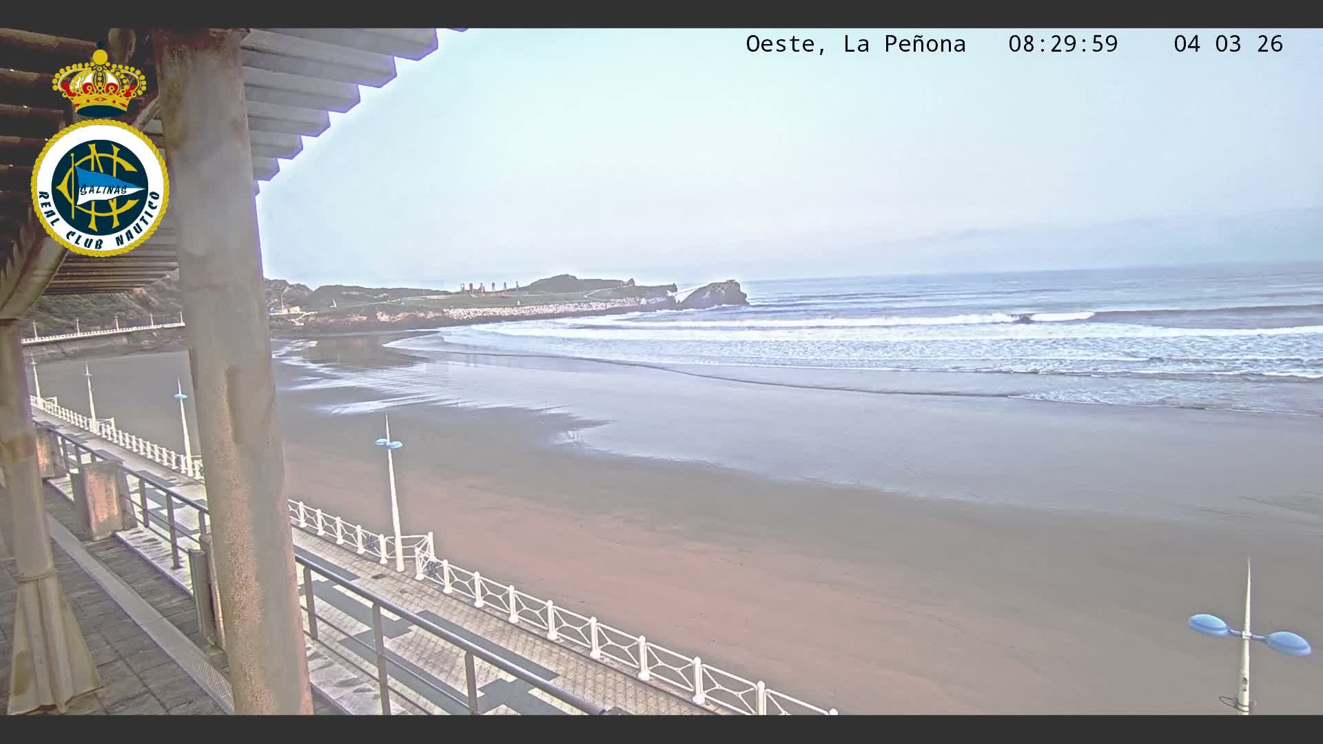 West Playa de Salinas Beach Live Cam - Avilés, Asturias, Spain