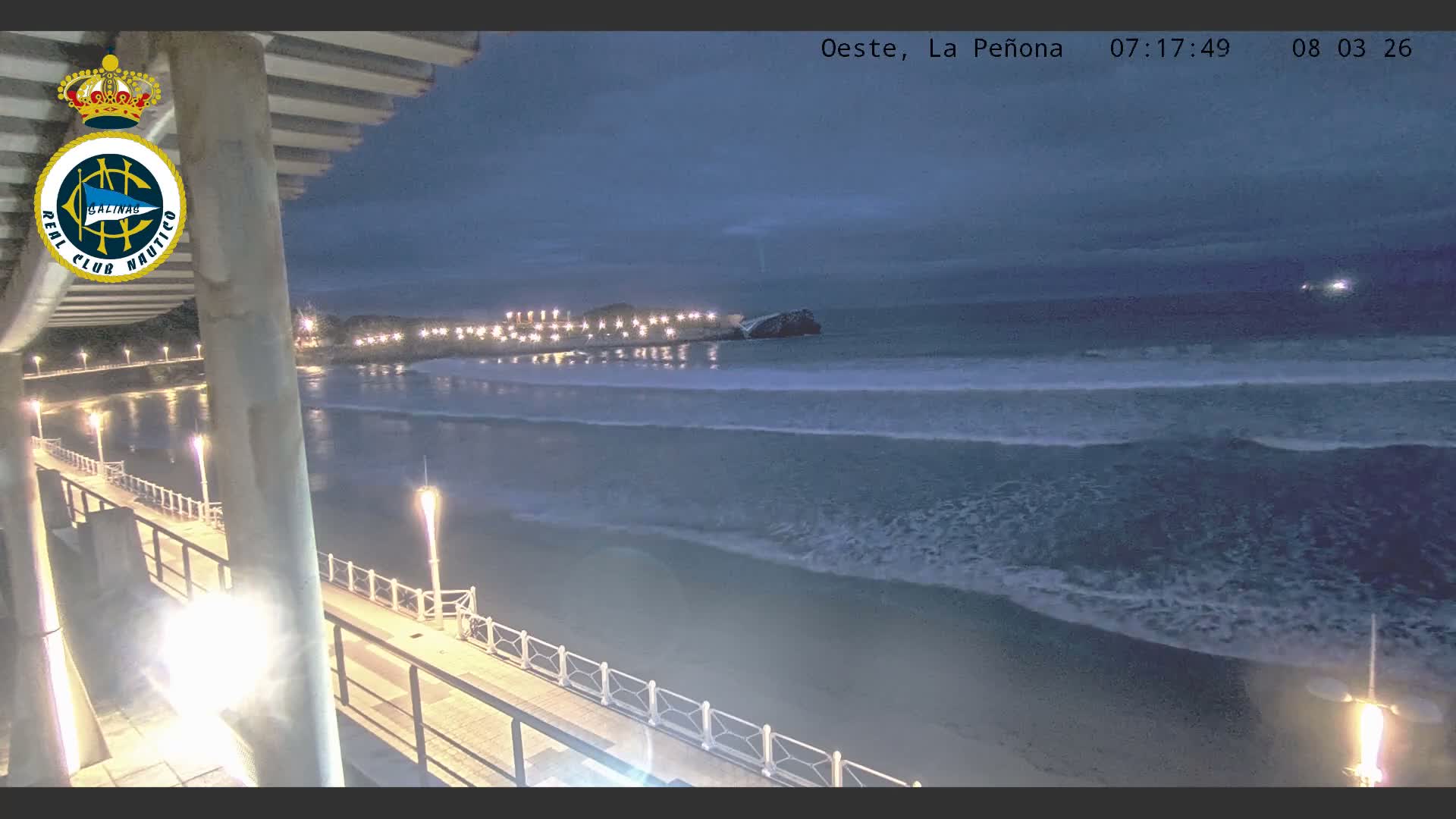West Playa de Salinas Beach Live Cam - Avilés, Asturias, Spain
