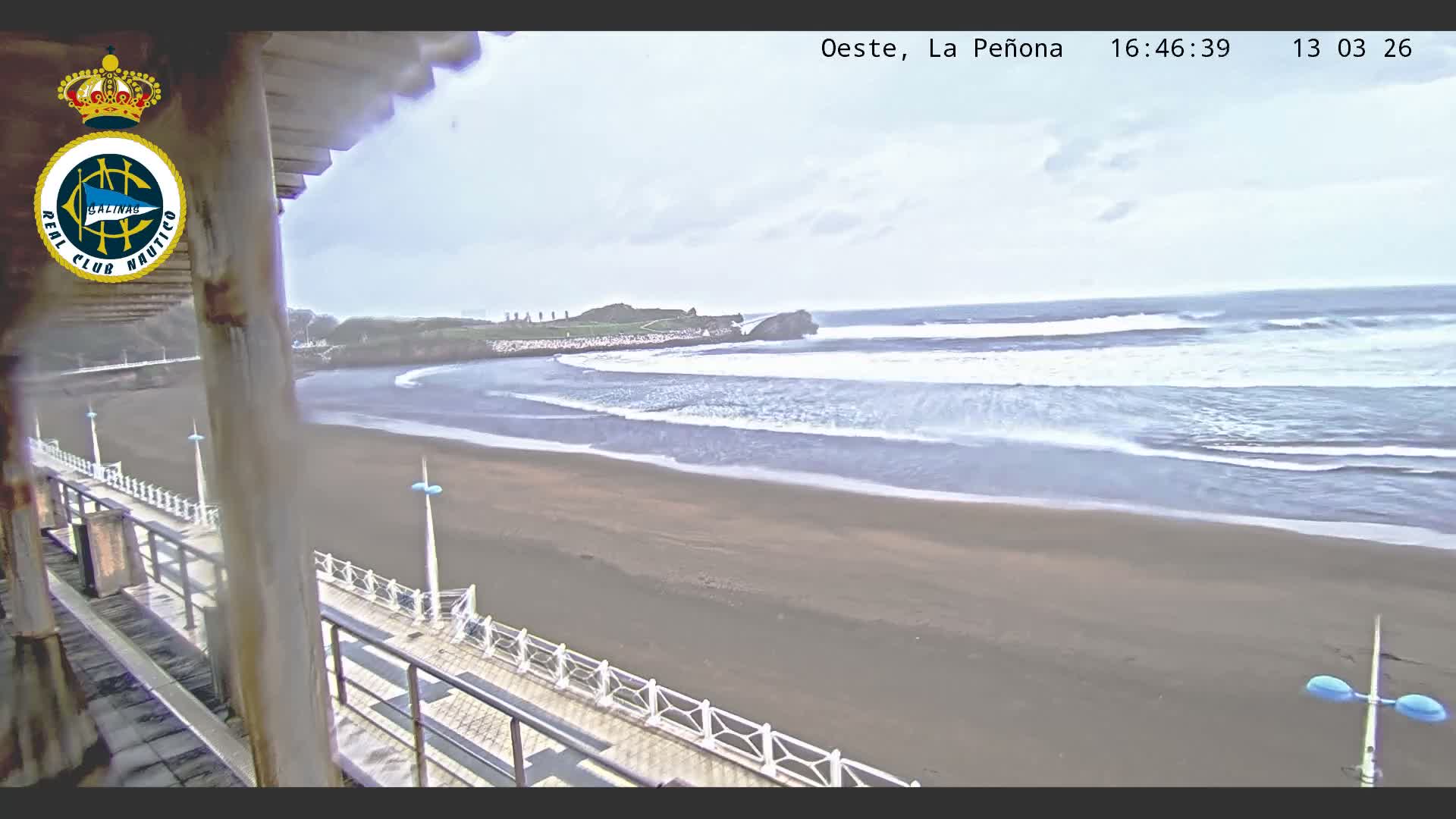 West Playa de Salinas Beach Live Cam - Avilés, Asturias, Spain