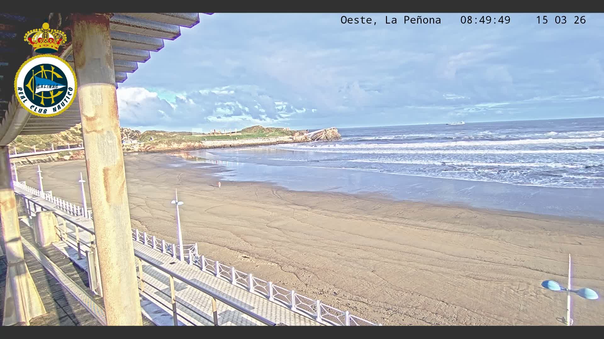 West Playa de Salinas Beach Live Cam - Avilés, Asturias, Spain