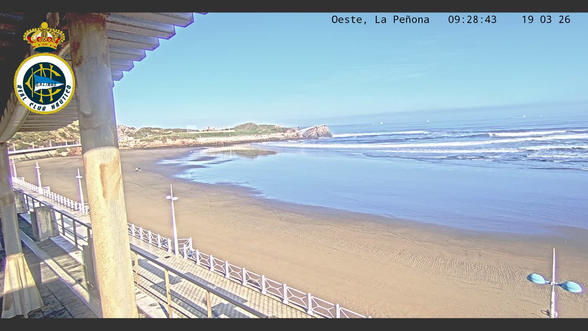 West Playa de Salinas Beach Live Cam - Avilés, Asturias, Spain