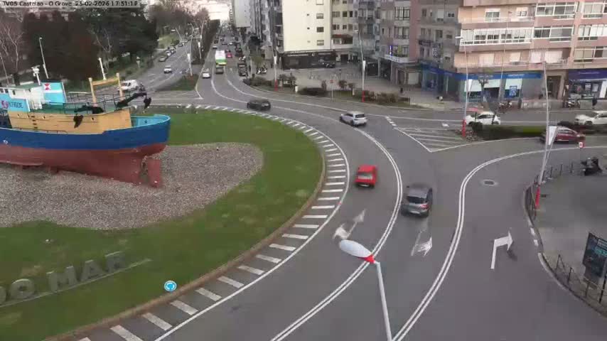 O Grove , Castelao Live Cam - Pontevedra, Galicia, Spain
